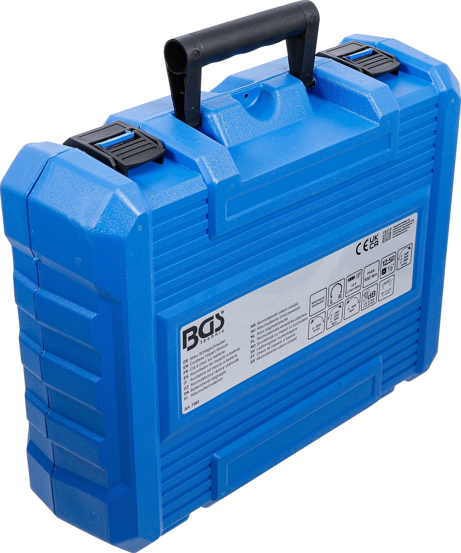 BGS 7363 Akku Schlagschrauber bürstenlos ohne Akku 550Nm 18 Volt