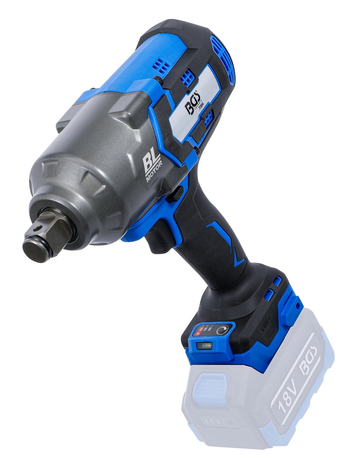 BGS 7364 Akku Schlagschrauber bürstenlos ohne Akku 1200Nm 18 Volt