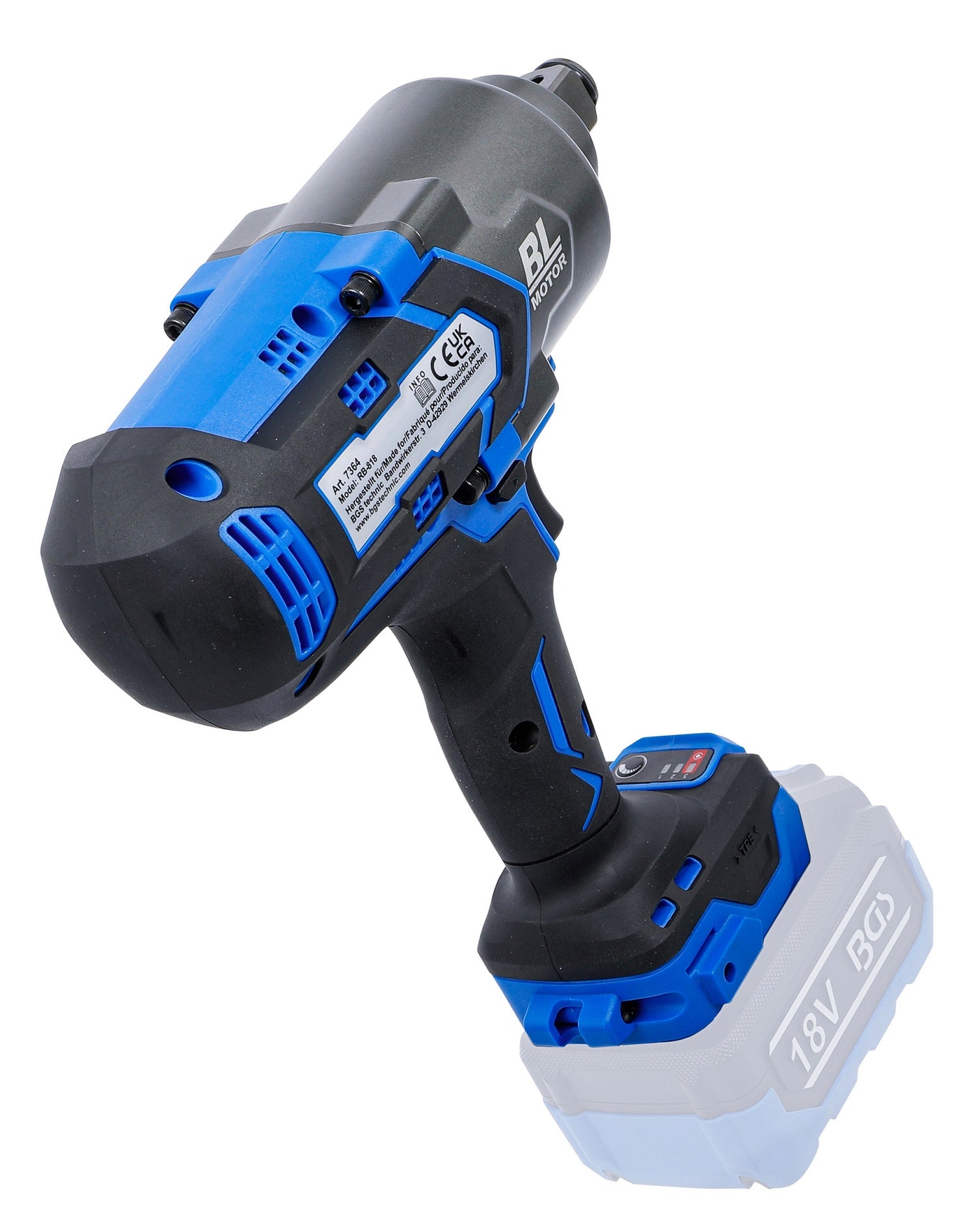 BGS 7364 Akku Schlagschrauber bürstenlos ohne Akku 1200Nm 18 Volt