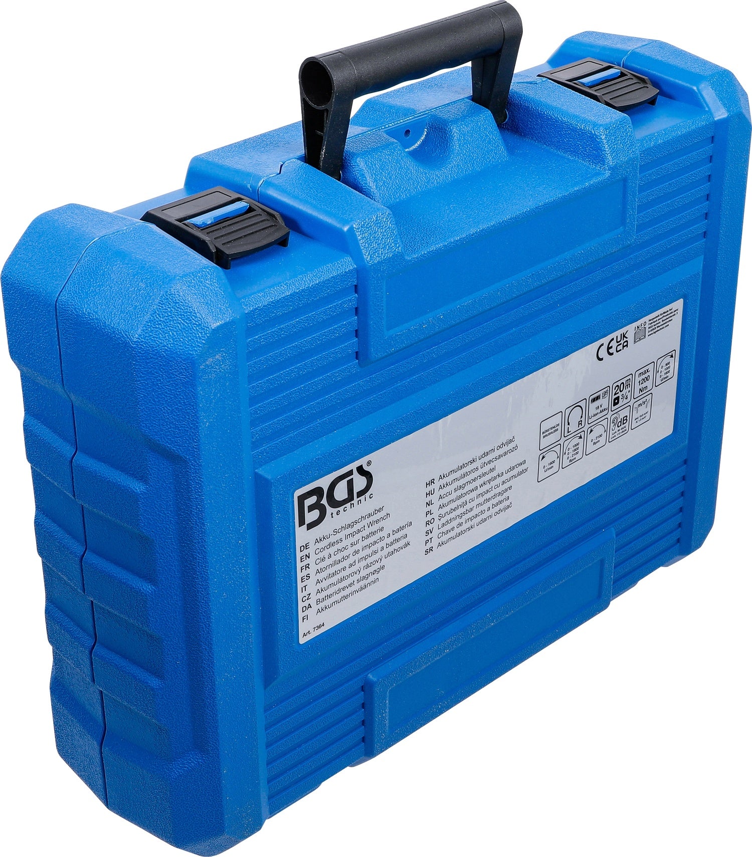 BGS 7364 Akku Schlagschrauber bürstenlos ohne Akku 1200Nm 18 Volt