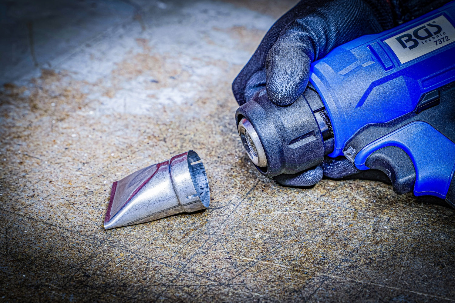 BGS 7372 Akku Heißluftgebläse ohne Akku 18V Heißluftgerät