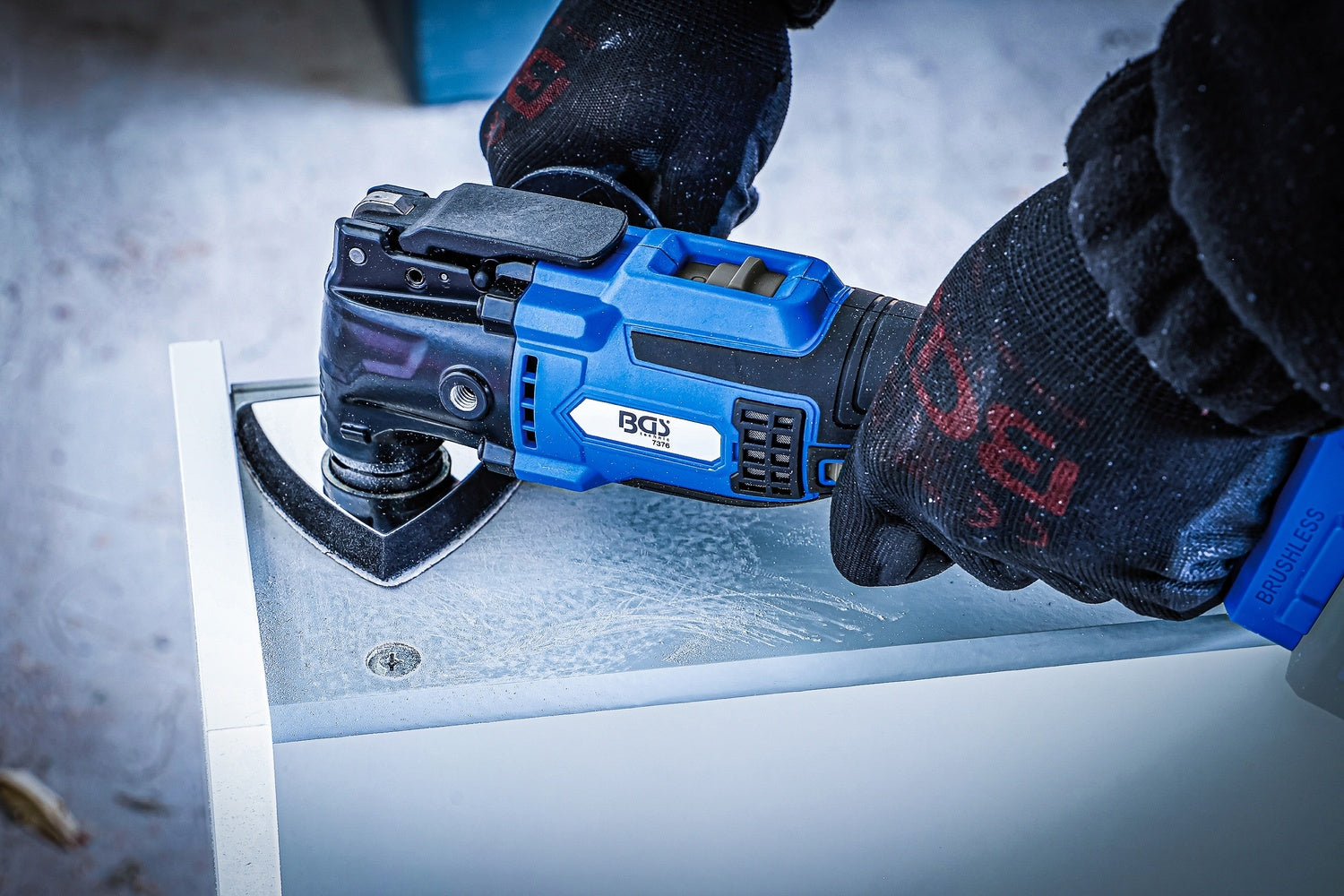 BGS 7376 Akku Multifunktionswerkzeug bürstenlos ohne Akku 18V Universalwerkzeug