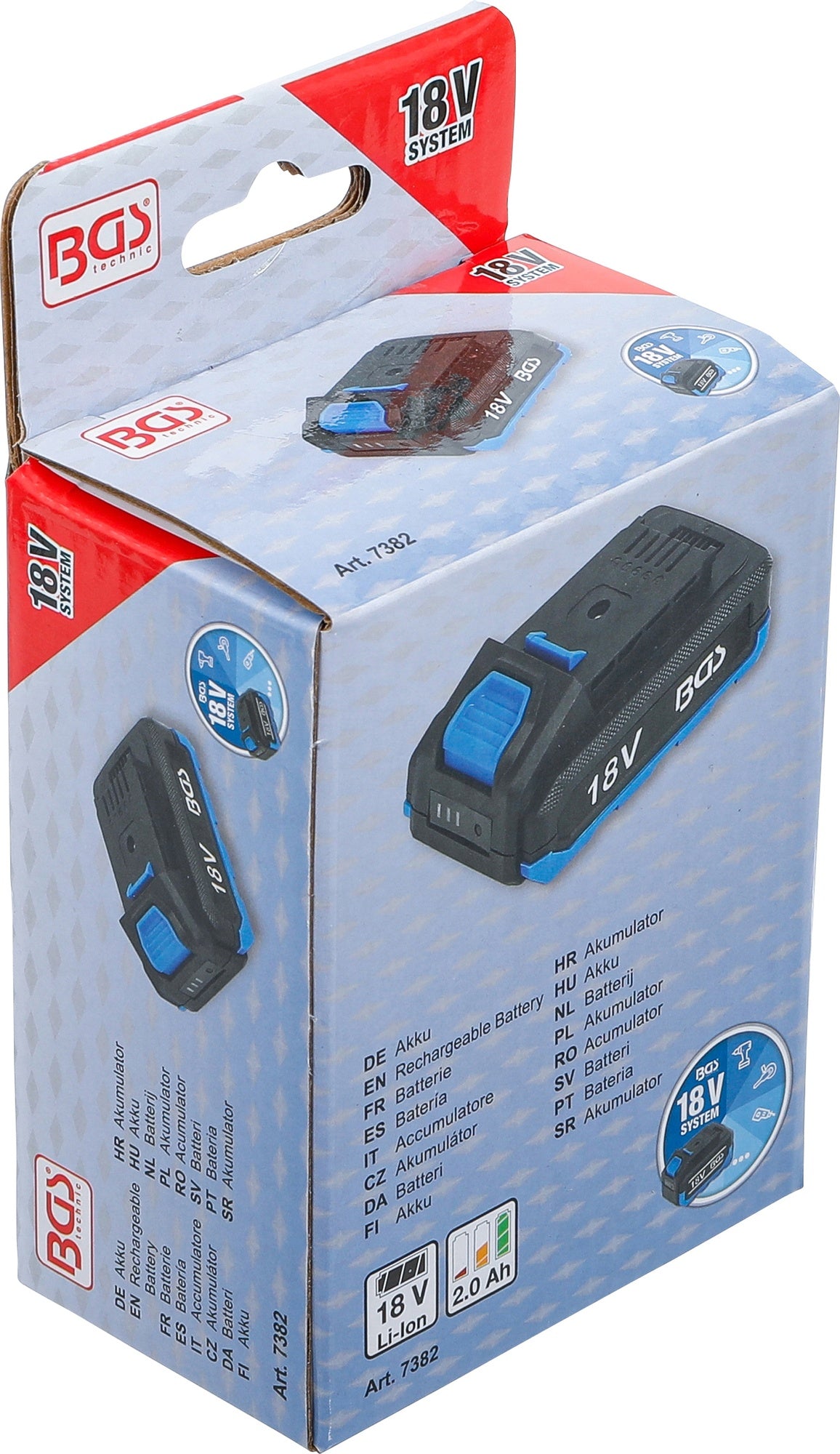 BGS 7382 Akku 2,0 Ah für BGS 18-V-Akku-System