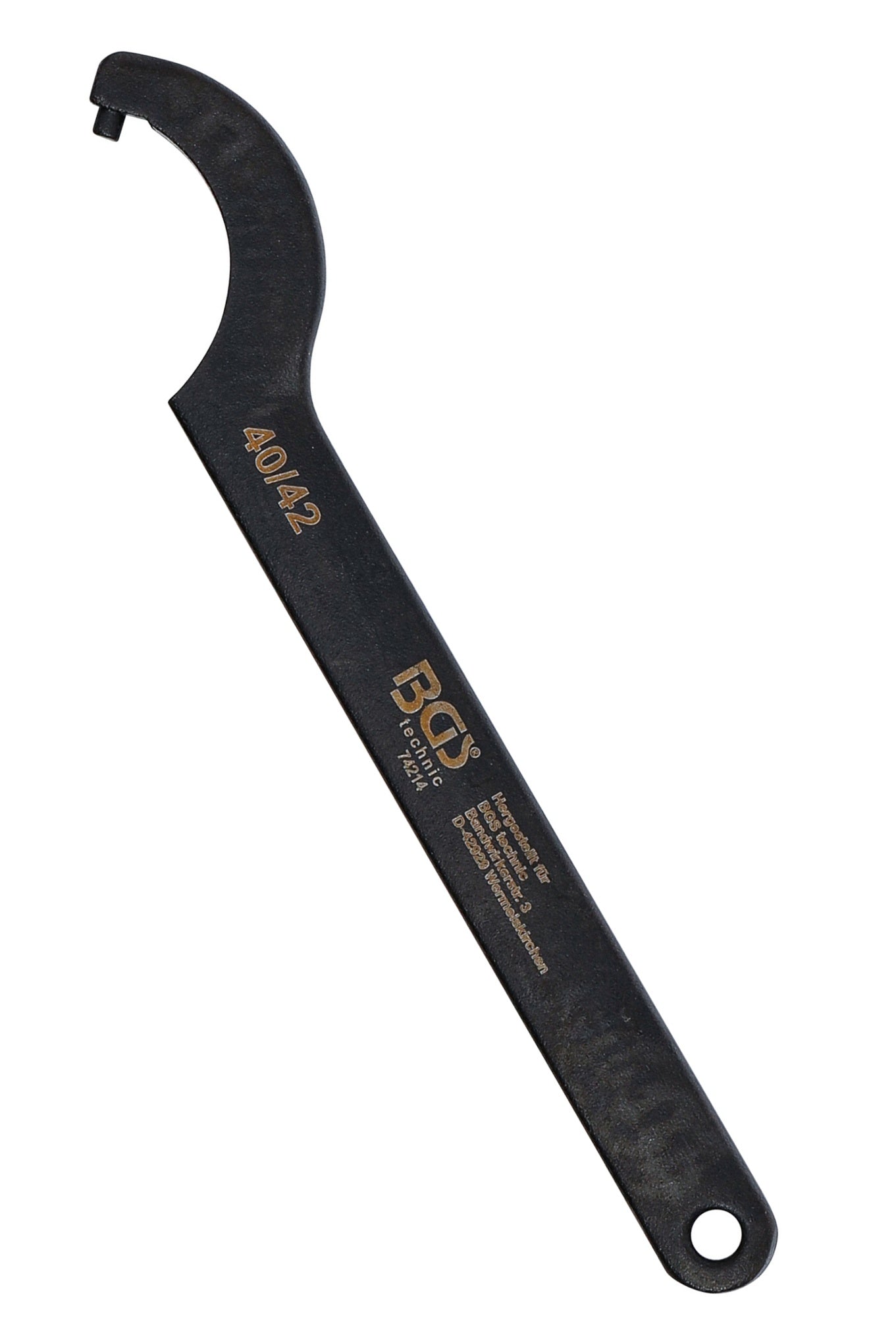 BGS 74214 Hakenschlüssel mit Zapfen für Schlüsselweiten von 40 - 42mm