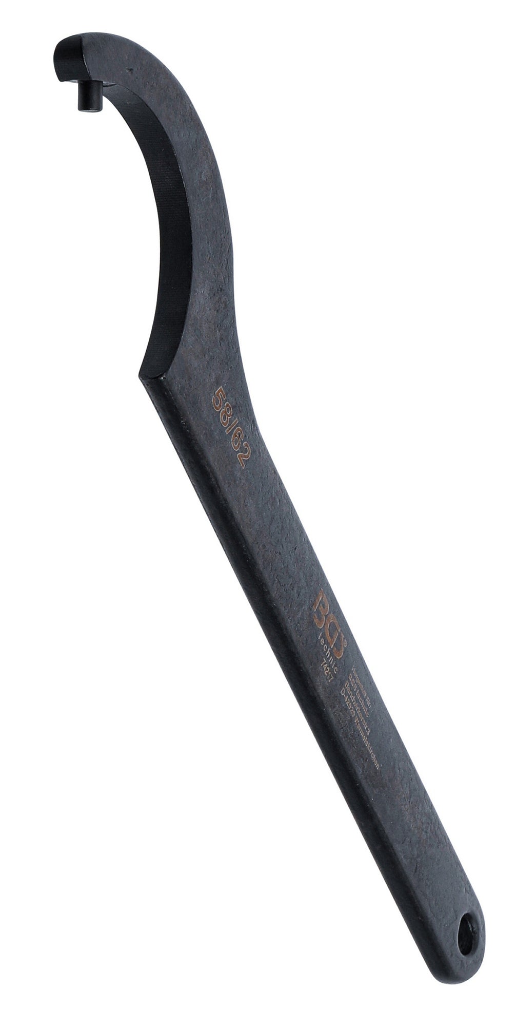 BGS 74217 Hakenschlüssel mit Zapfen für Schlüsselweiten von 58 - 62mm