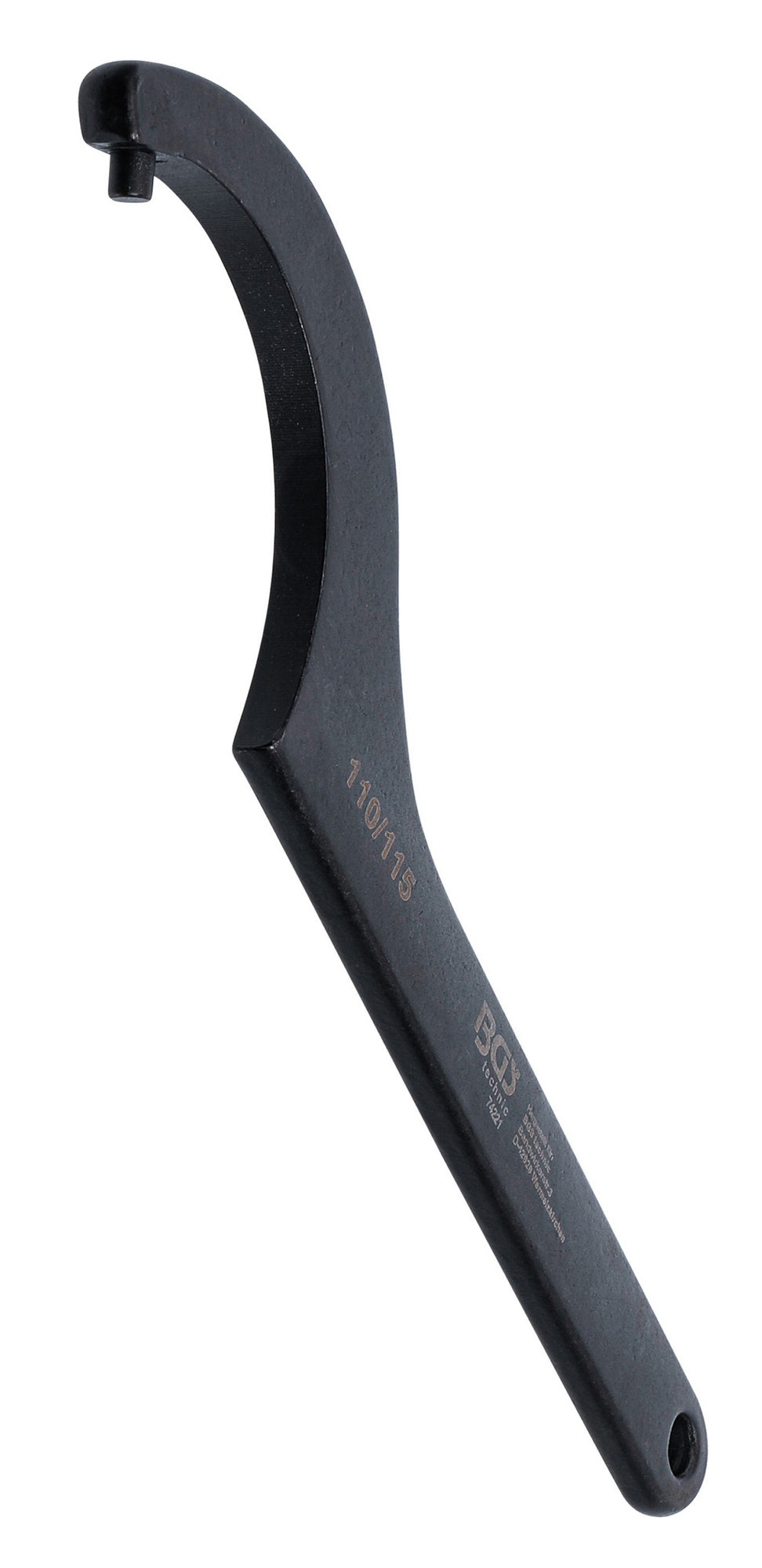 BGS 74221 Hakenschlüssel mit Zapfen für Schlüsselweiten von 110 - 115mm