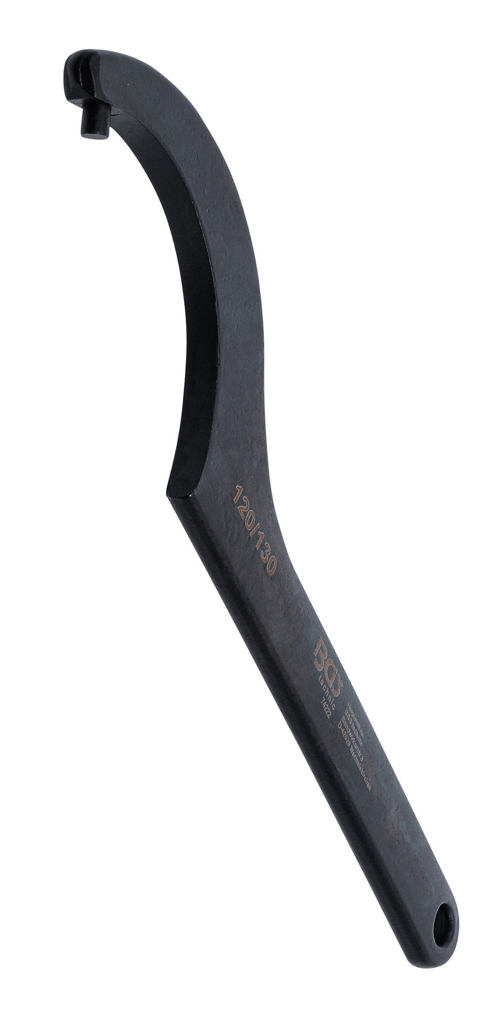 BGS 74222 Hakenschlüssel mit Zapfen für Schlüsselweiten von 120 - 130mm