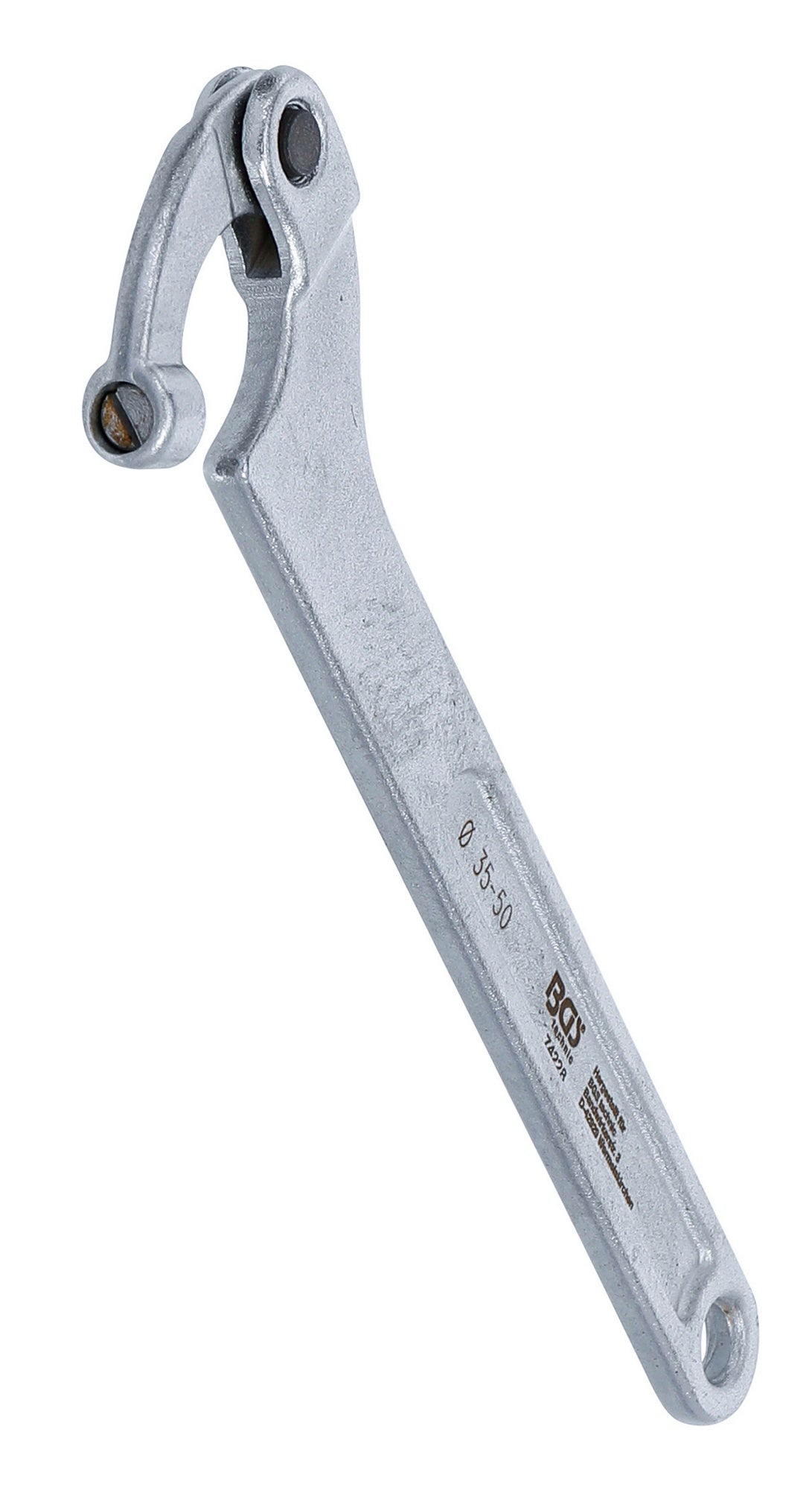 BGS 74228 Gelenk Hakenschlüssel mit Zapfen für Schlüsselweiten von 35 - 50mm
