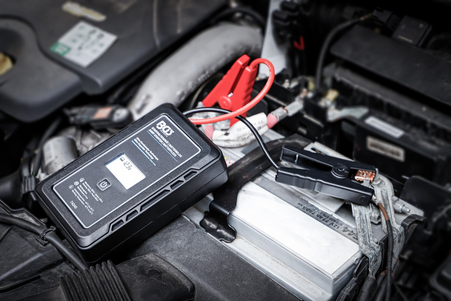 BGS 74240 Starthilfegerät Batterielos mit Ultra Kondensator Technologie 12V / 300A / 600A