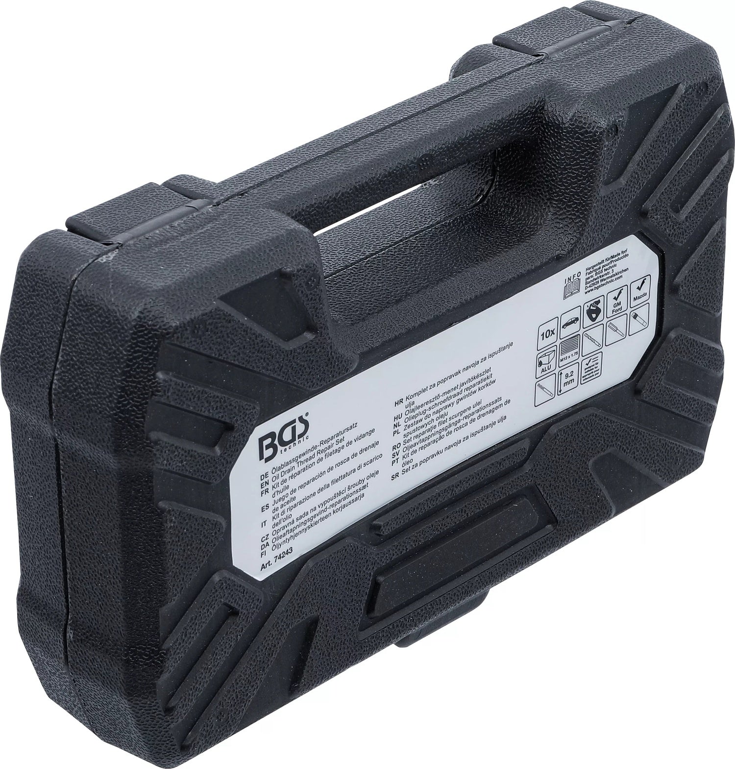 BGS 74243 Reparatursatz für Ölablassgewinde M12 x 1,75mm an Aluminiumölwannen
