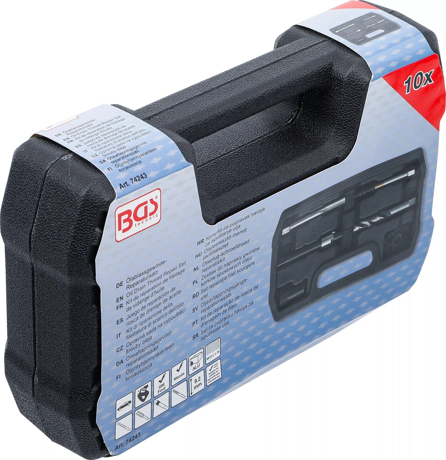BGS 74243 Reparatursatz für Ölablassgewinde M12 x 1,75mm an Aluminiumölwannen