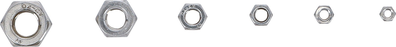 BGS 74249 Sortiment Sechskant Muttern Edelstahl 300 teilig