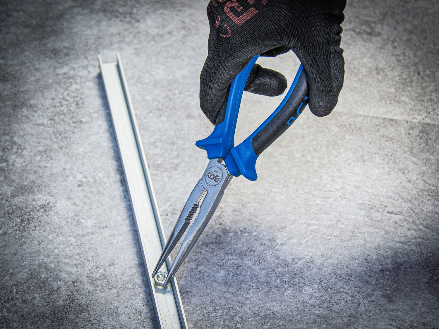 BGS 74256 Satz Zangen Seitenschneider Kombinationszange Telefonzange Wasserpumpenzange