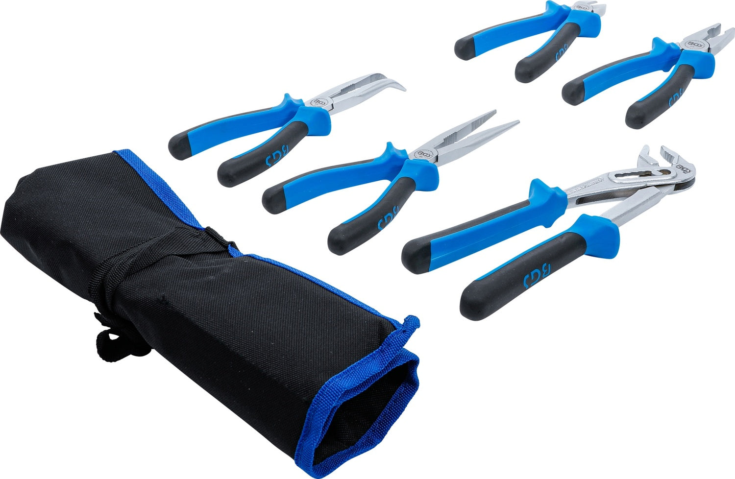 BGS 74256 Satz Zangen Seitenschneider Kombinationszange Telefonzange Wasserpumpenzange