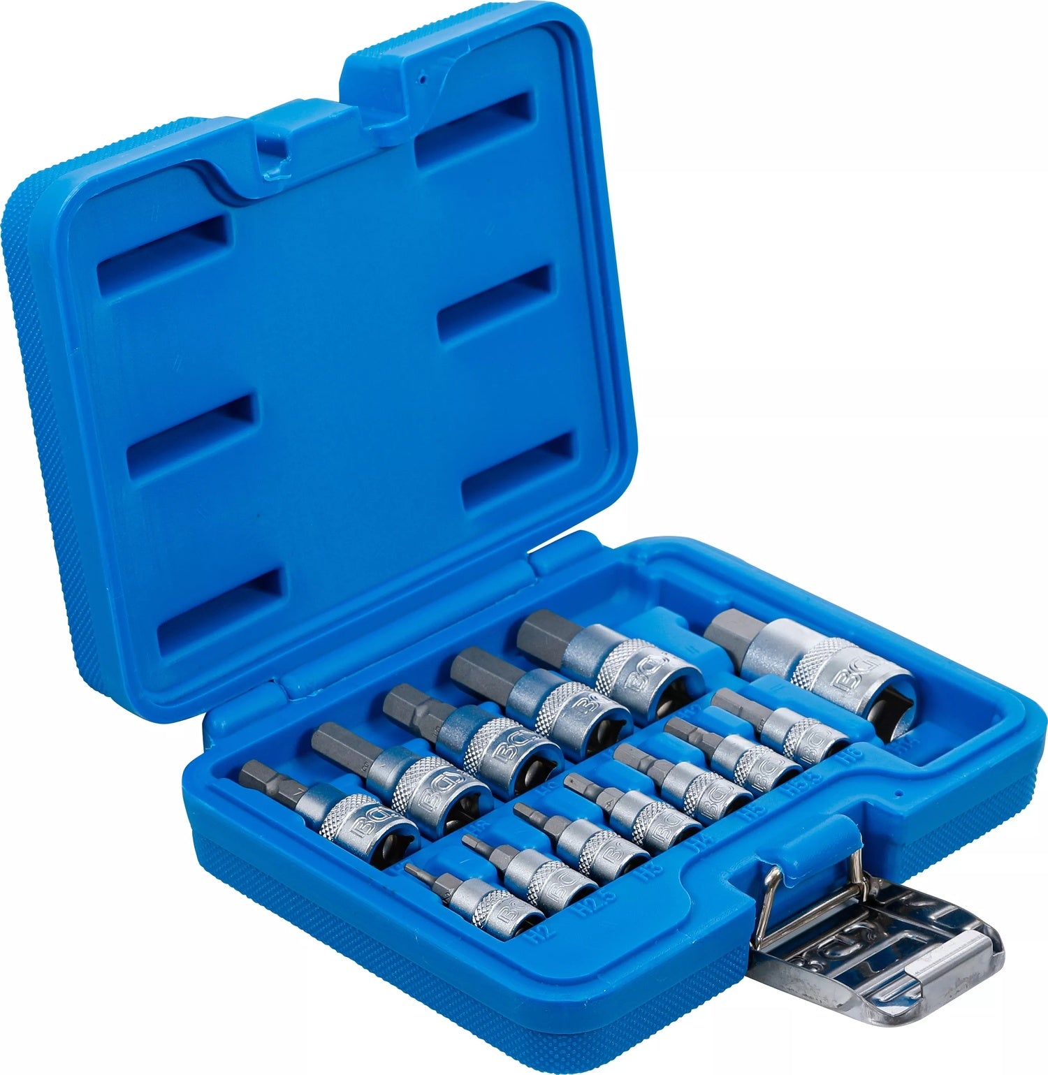 BGS 74257 Satz Innensechskant Biteinsätze HX2-HX14mm Antrieb 6,3mm (1/4")