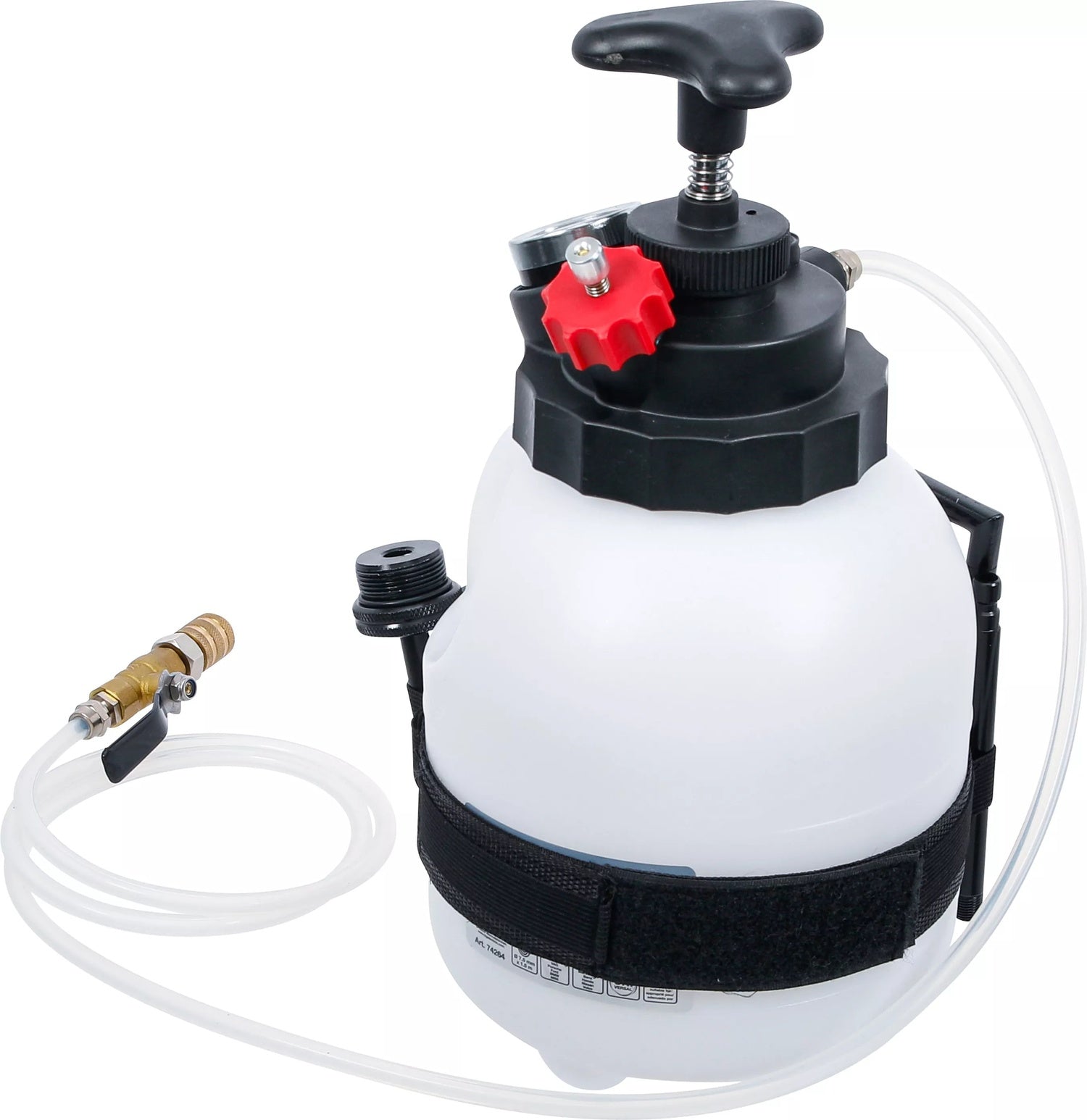 BGS DIY 74264 Befüllgerät für Getriebeöl mit Handpumpe 12 Adapter 3 Liter