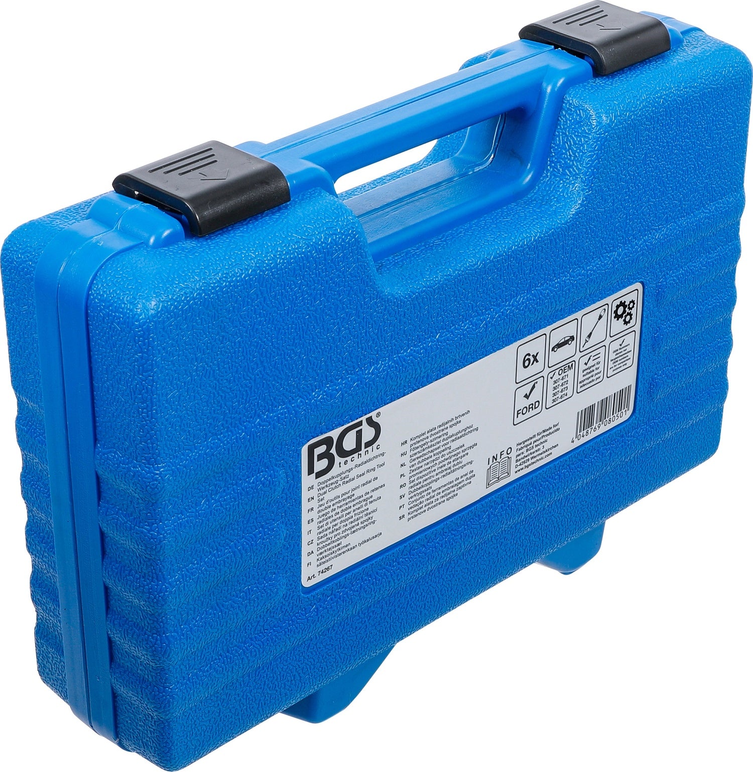 BGS 74267 Satz Werkzeug für Doppelkupplung Radialdichtring für Ford