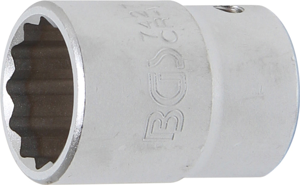 BGS 7427 Nuss / Stecknuss / Steckschlüsseleinsatz 27mm Zwölfkant Antrieb 20mm (3/4")