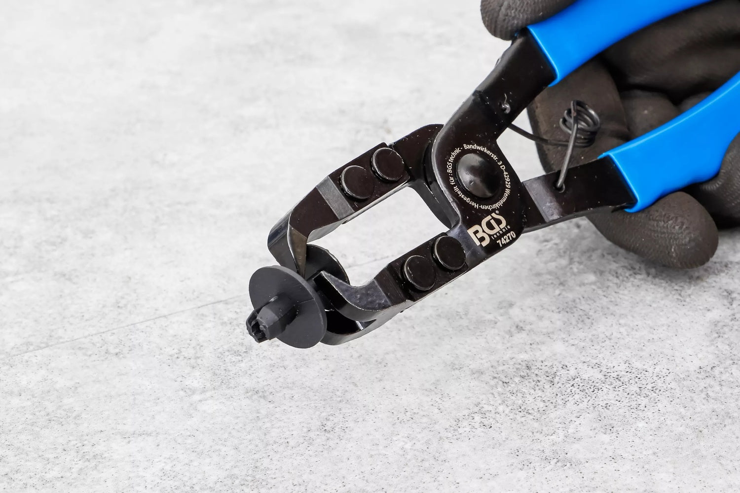 BGS 74270 Zange zum Lösen von Kunststoffclips an Türverkleidungen Abdeckungen Länge 185mm