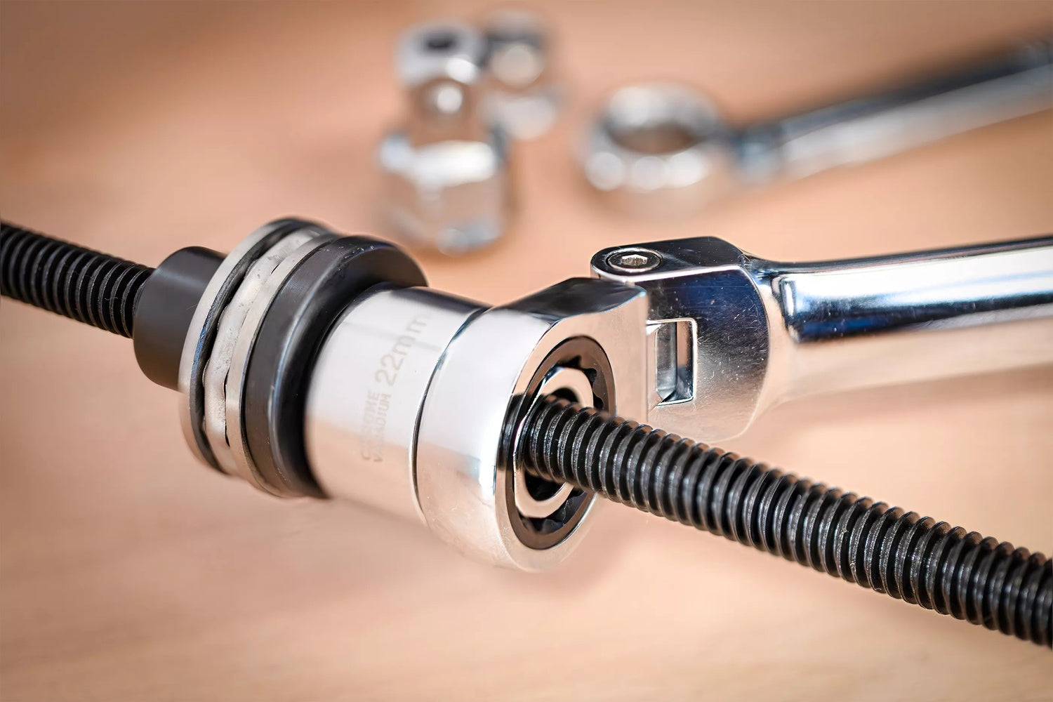 BGS 74274 Satz Doppelring Ratschenring Gelenkschlüssel extra lang 27 teilig