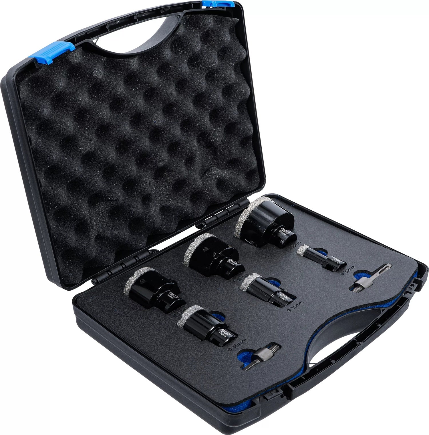 BGS 74275 Satz Diamant Bohrkronen 20 - 68 mm 8 teilig