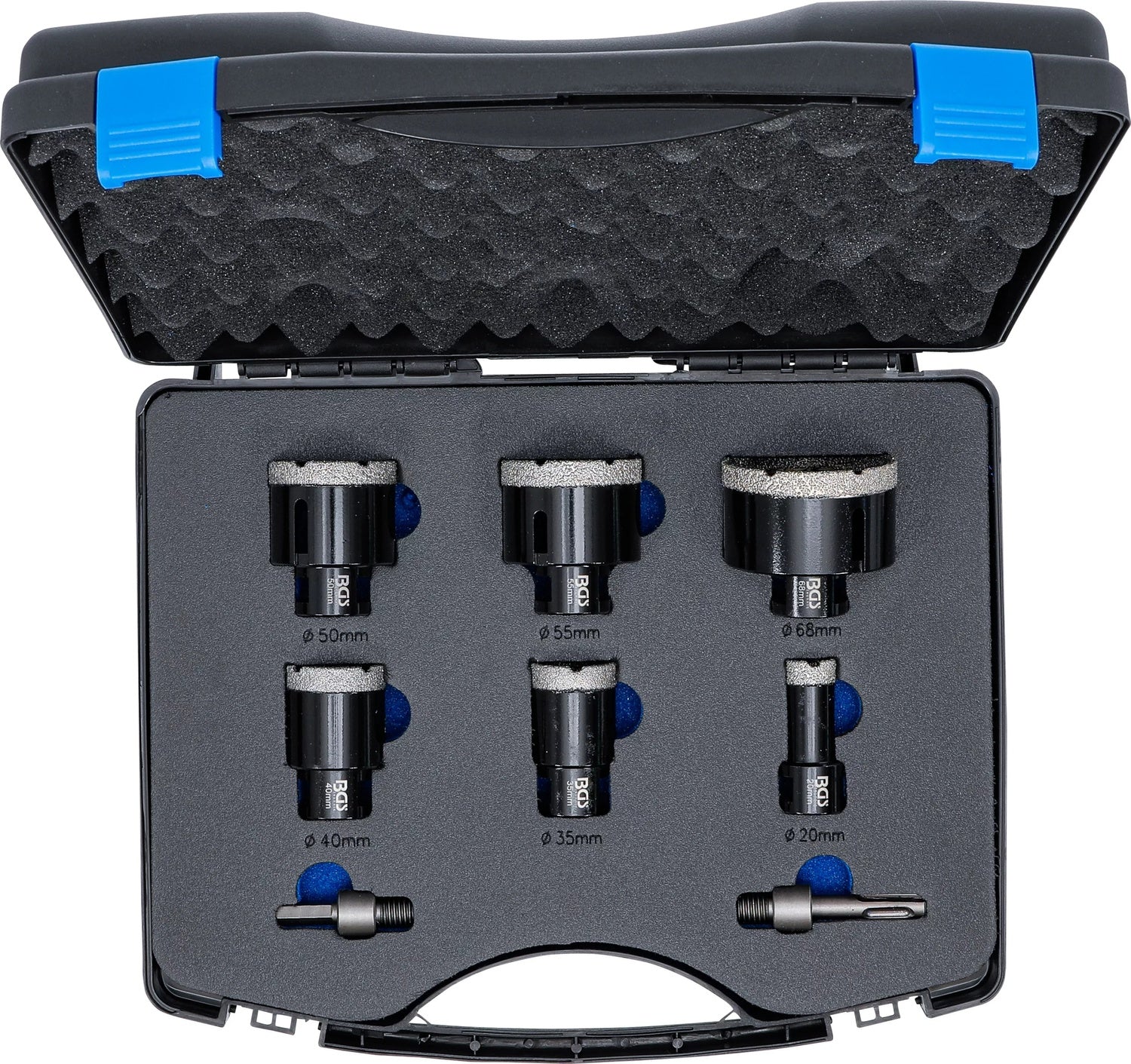 BGS 74275 Satz Diamant Bohrkronen 20 - 68 mm 8 teilig