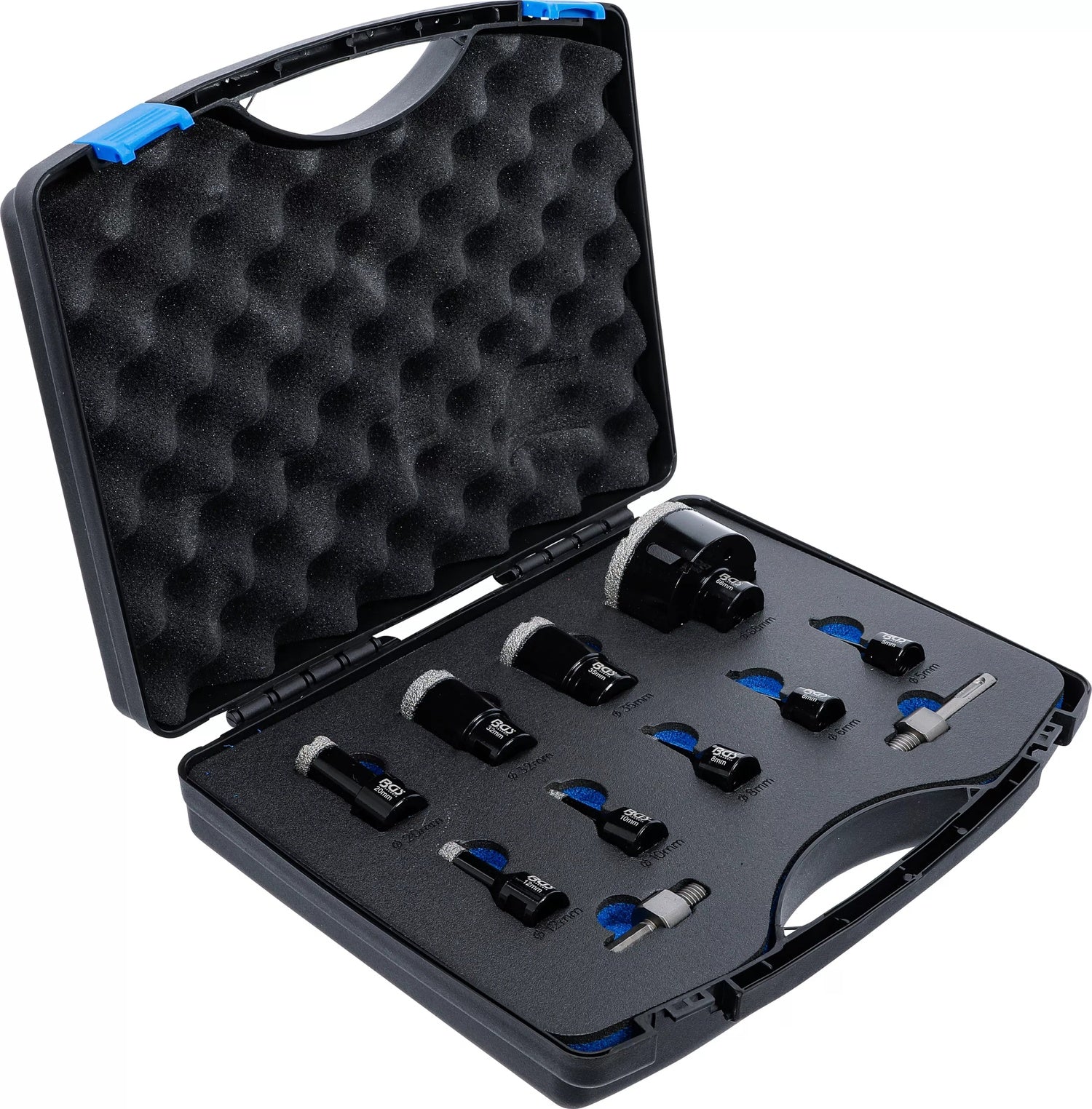 BGS 74276 Satz Diamant Bohrkronen 5 - 68 mm 11 teilig