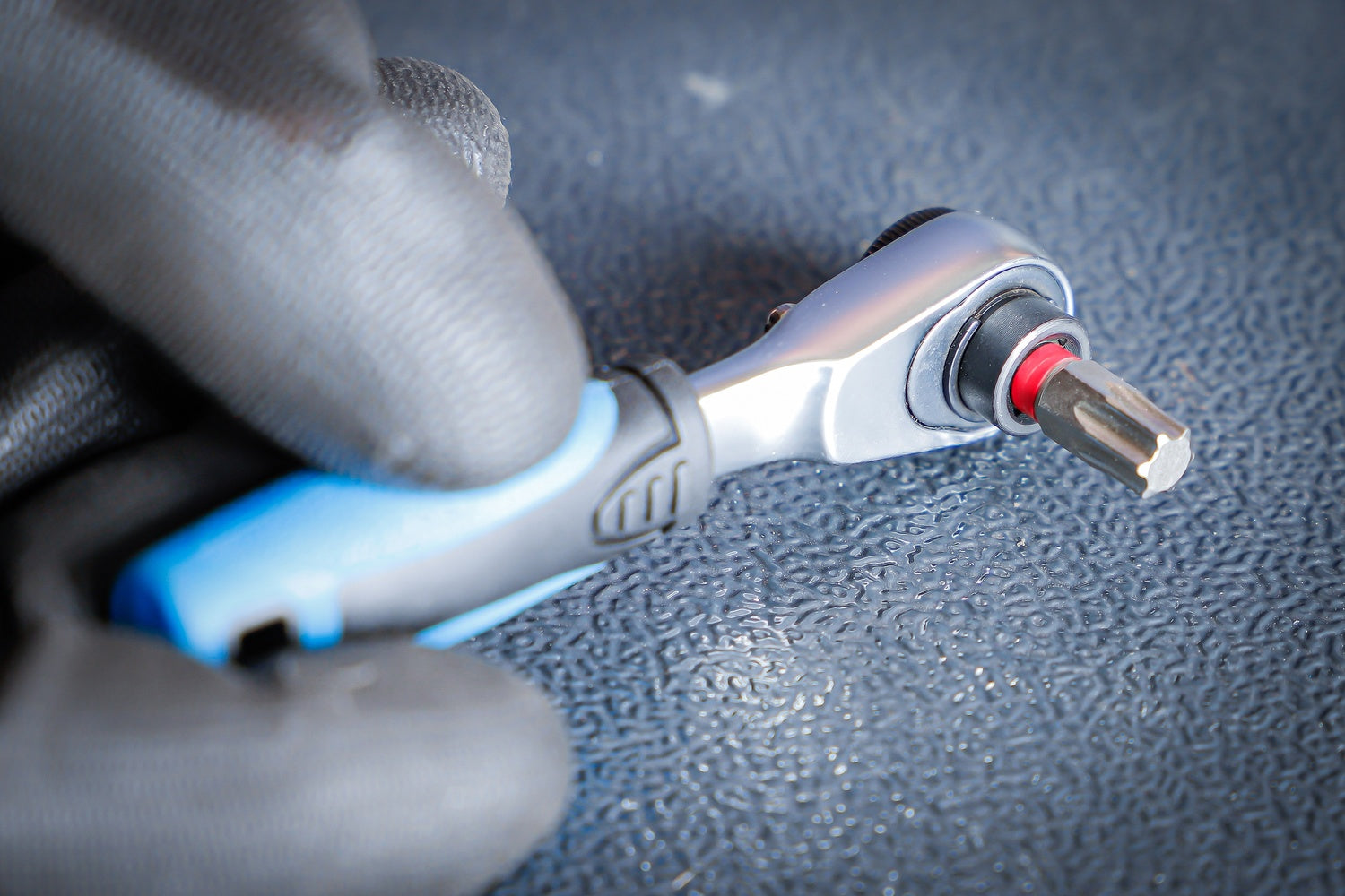 BGS 74299 COLOR Bitsatz / Bitsortiment mit Bitknarre Außensechskant 6,3 mm (1/4") 43 teilig