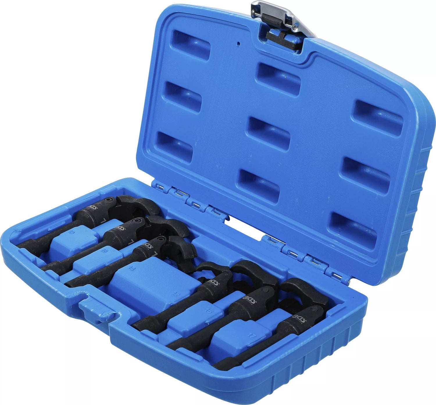 BGS 74302 Satz Hahnenfußschlüssel Abtrieb 10mm (3/8") mit Gelenk 6 teilig