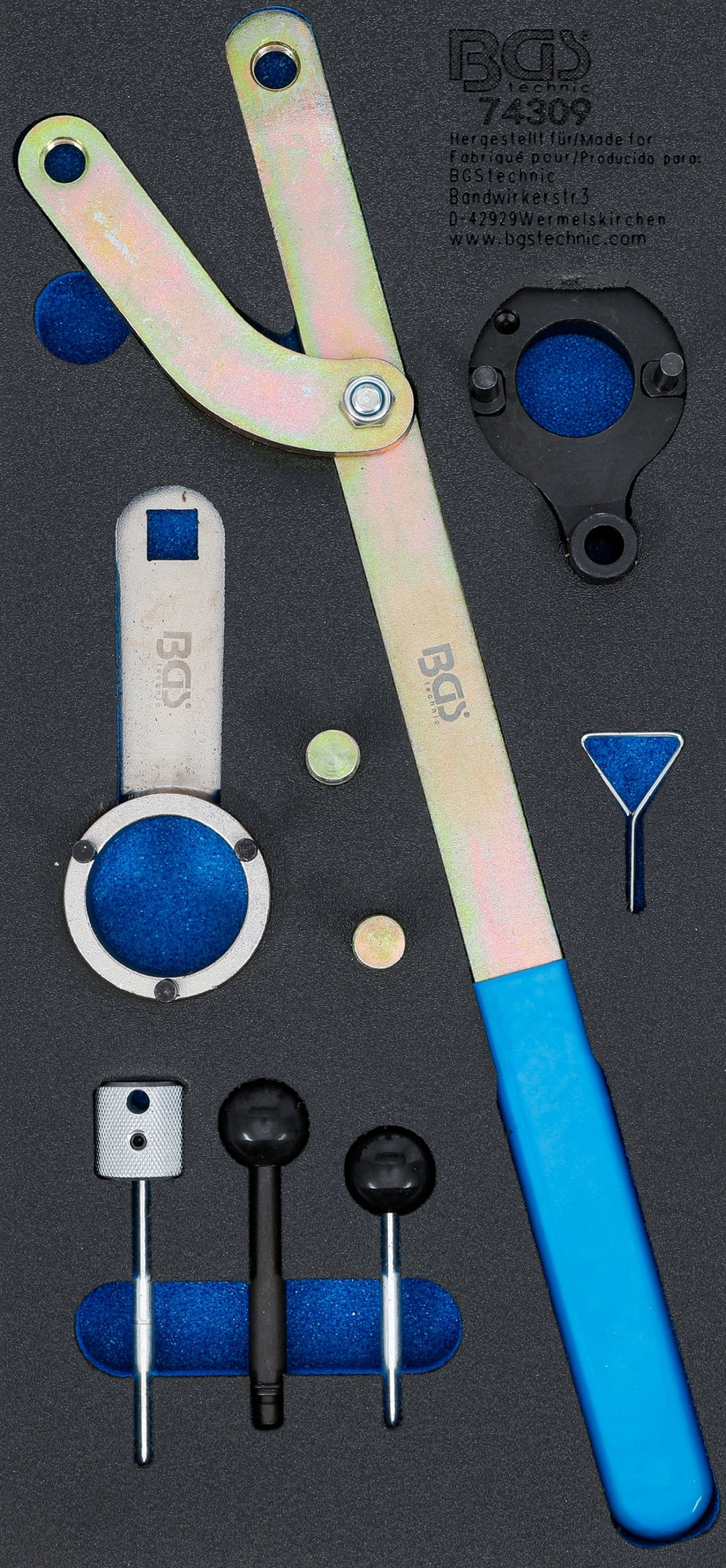 BGS 74309 Satz Einstellwerkzeug für Motor VAG 2.0 TDI Common Rail