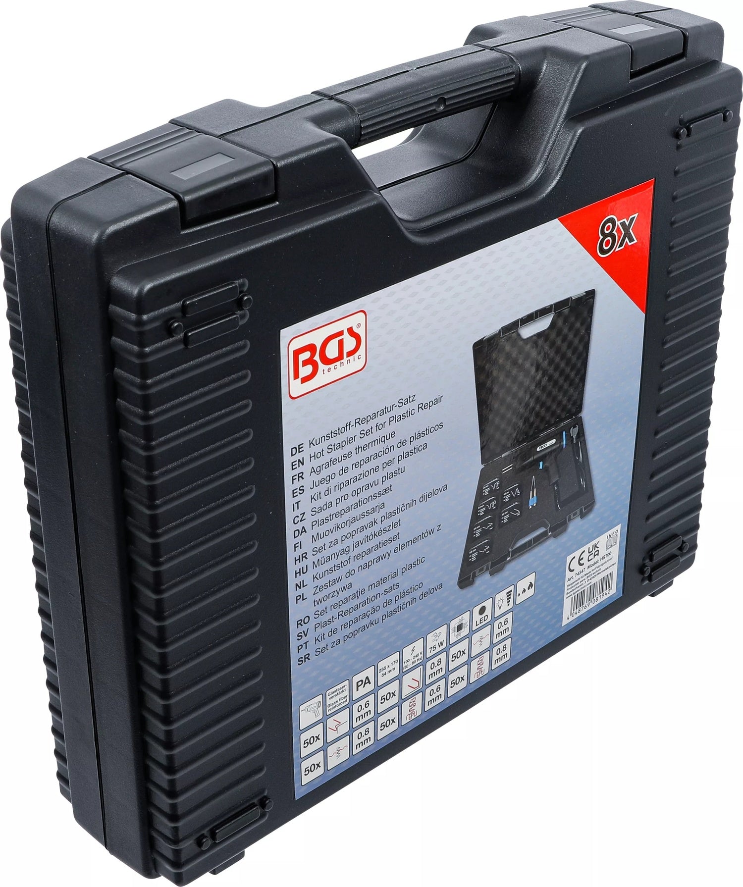 BGS 74347 Kunststoff Reparatursatz Schweißgerät Reparaturklammern