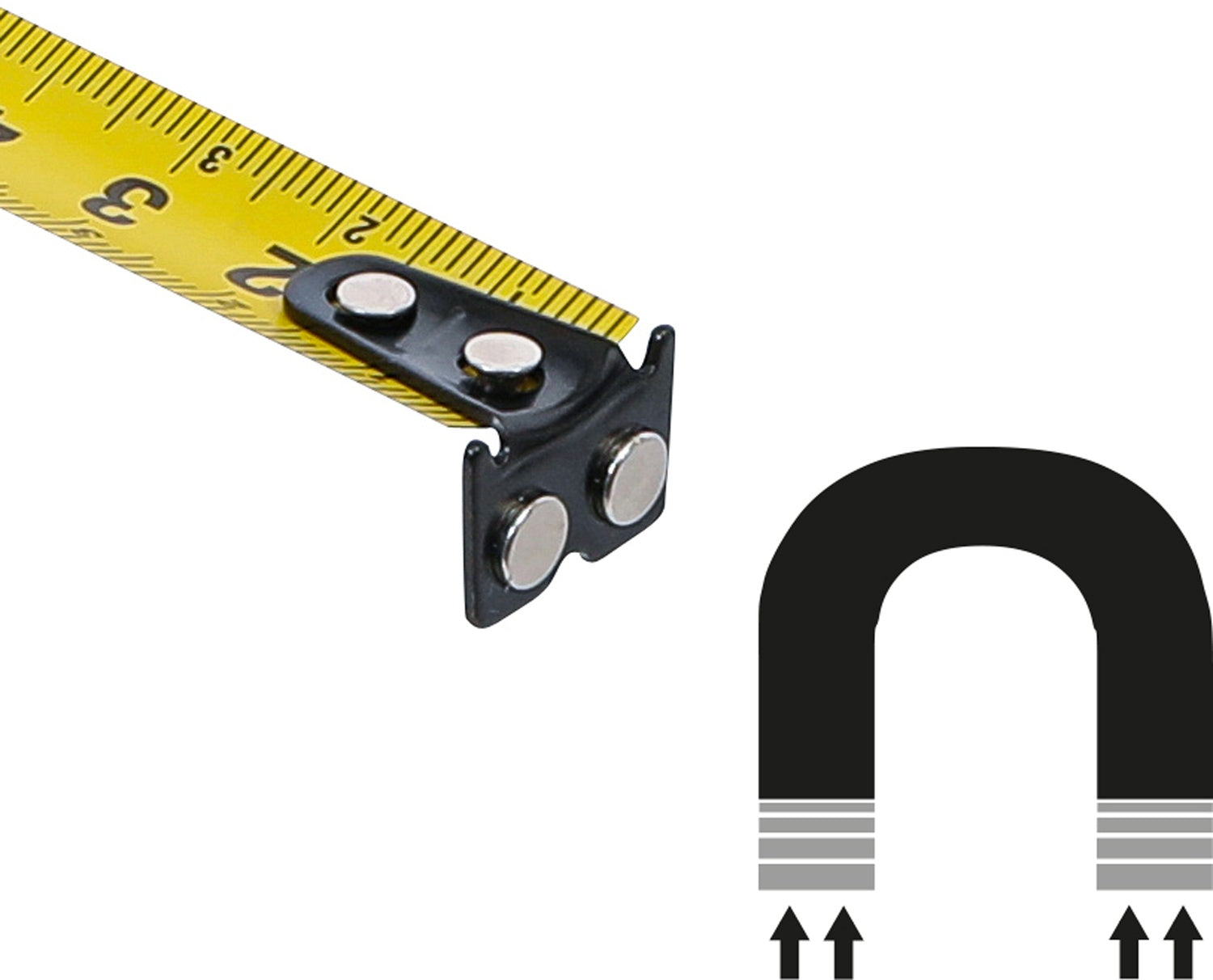 BGS 74350 Rollbandmaß 16mm x 3m mit Gürtelclip