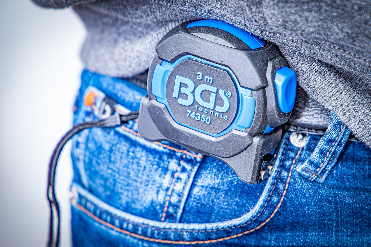 BGS 74350 Rollbandmaß 16mm x 3m mit Gürtelclip