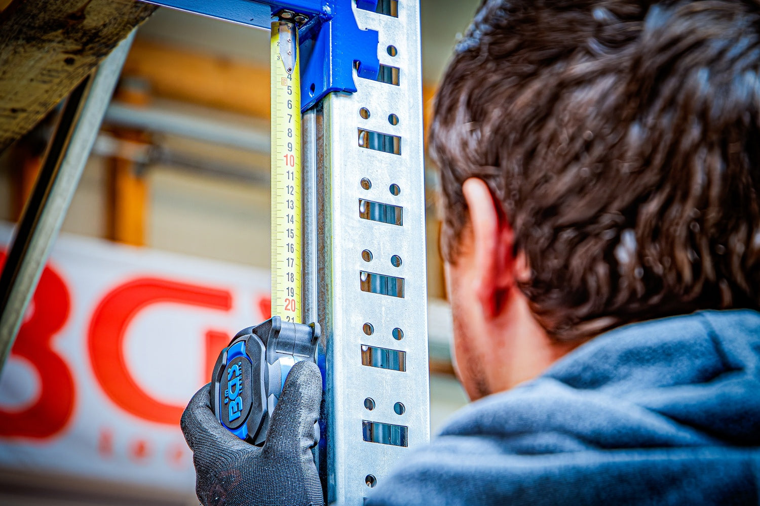 BGS 74351 Rollbandmaß 19mm x 5m mit Gürtelclip