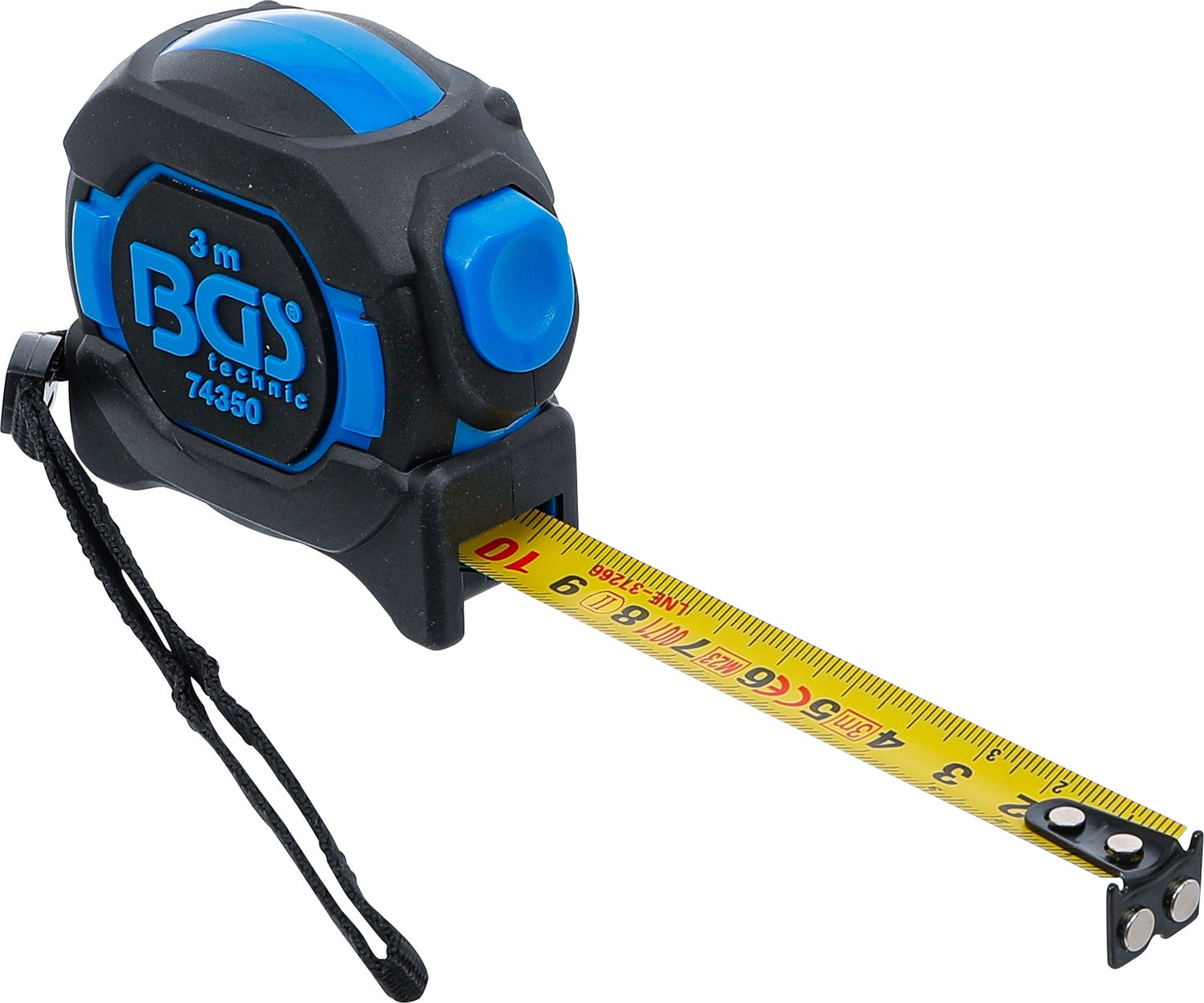 BGS 74350 Rollbandmaß 16mm x 3m mit Gürtelclip