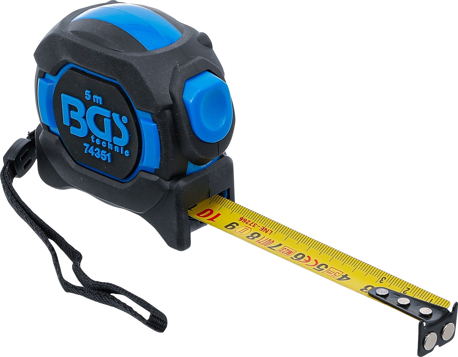 BGS 74351 Rollbandmaß 19mm x 5m mit Gürtelclip