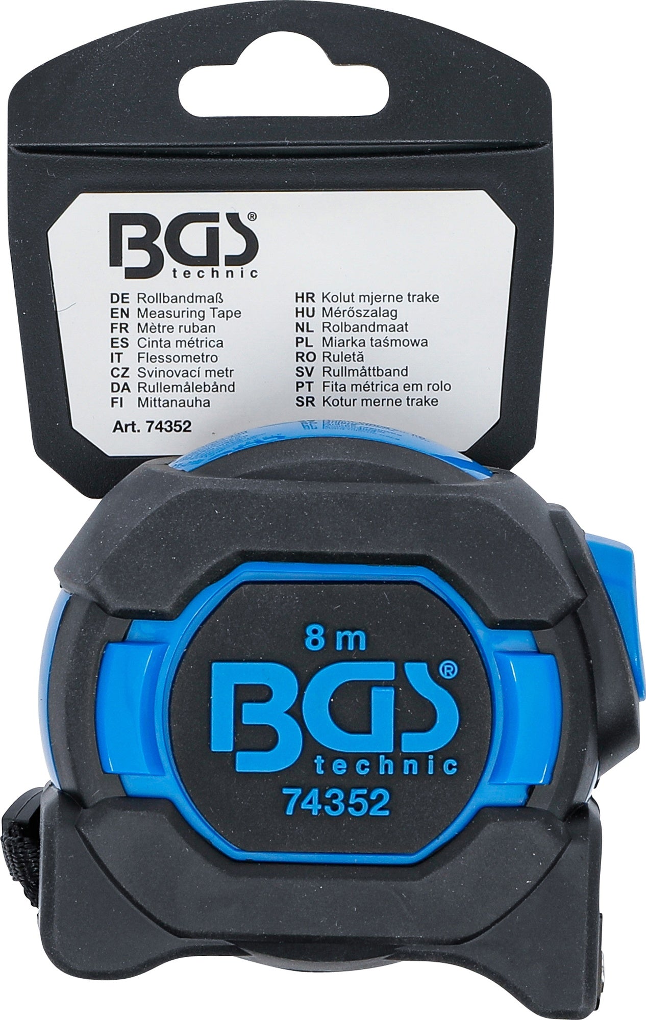 BGS 74352 Rollbandmaß 25mm x 8m mit Gürtelclip