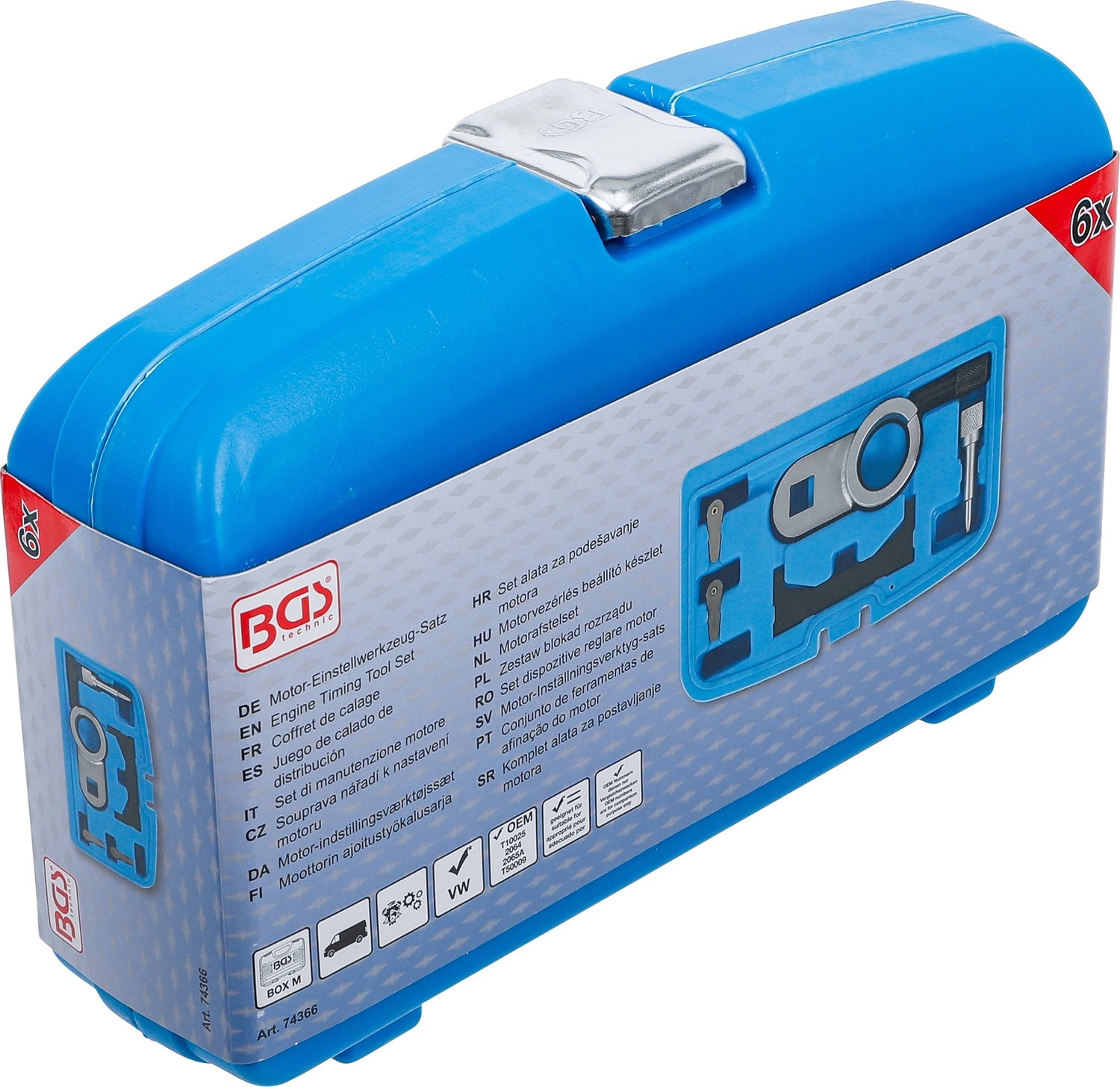 BGS 74366 Satz Einstellwerkzeug für Motor VAG 6 teilig