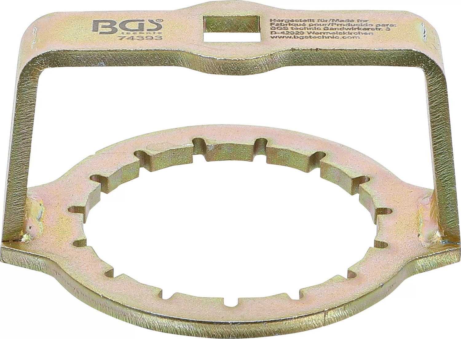 BGS 74393 Ölfilterschlüssel 15-kant Ø 74,7mm für Opel