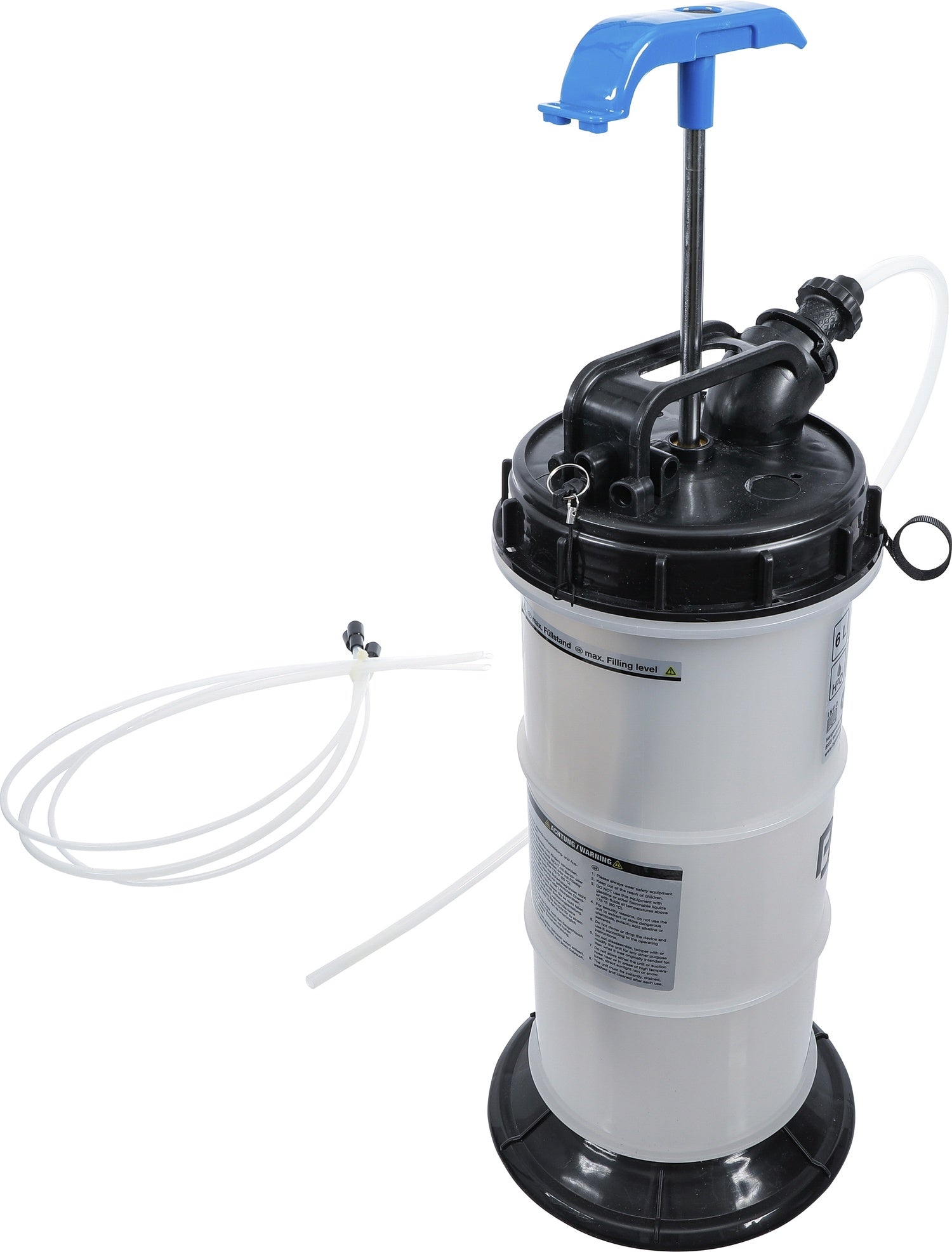 handpumpe zum ansaugen BGS 74395 Vakuum Absaugpumpe Handpumpe 6 Liter manuell betätigt