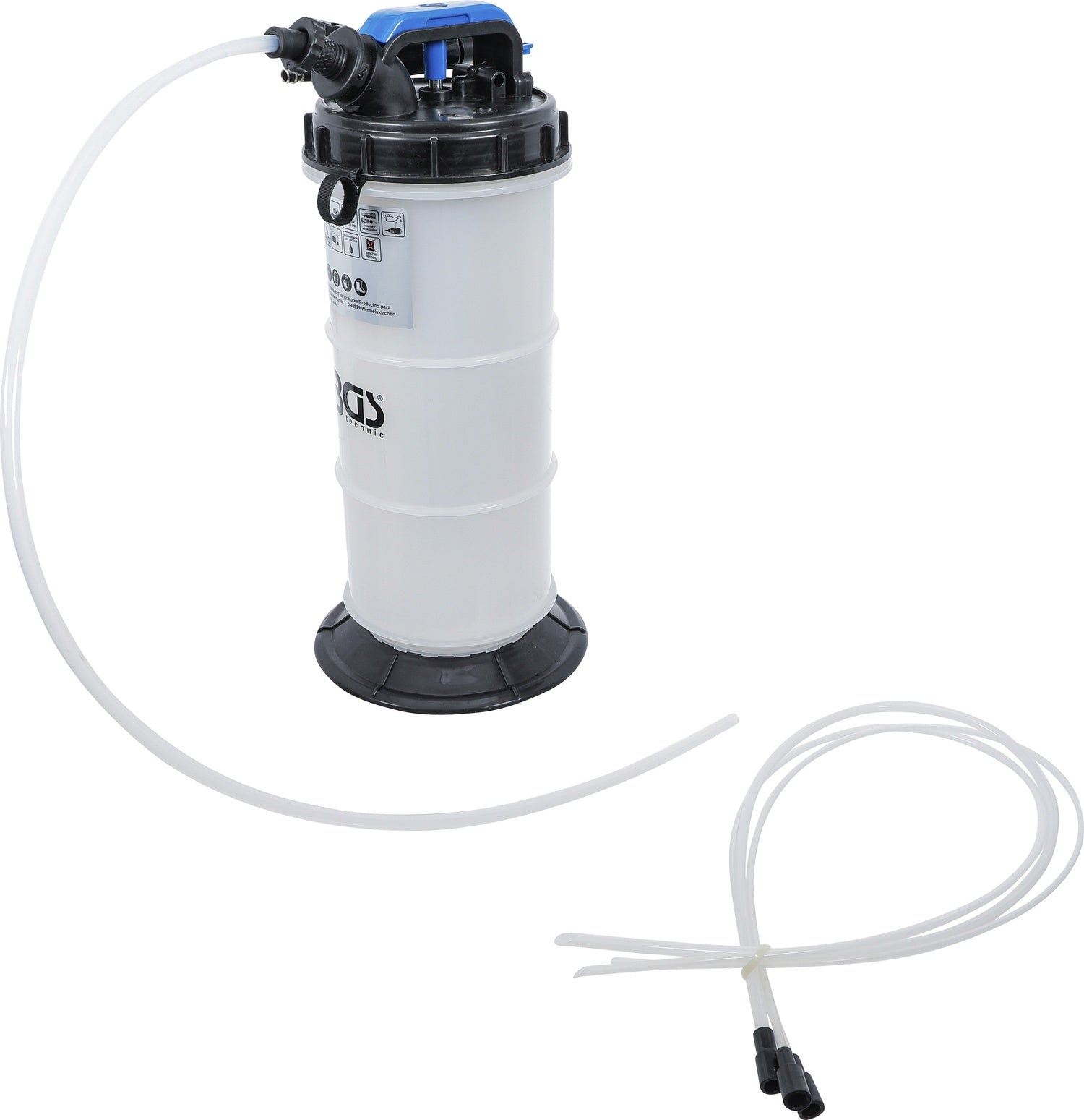 BGS 74396 Vakuum Absaugpumpe pneumatisch 6 Liter