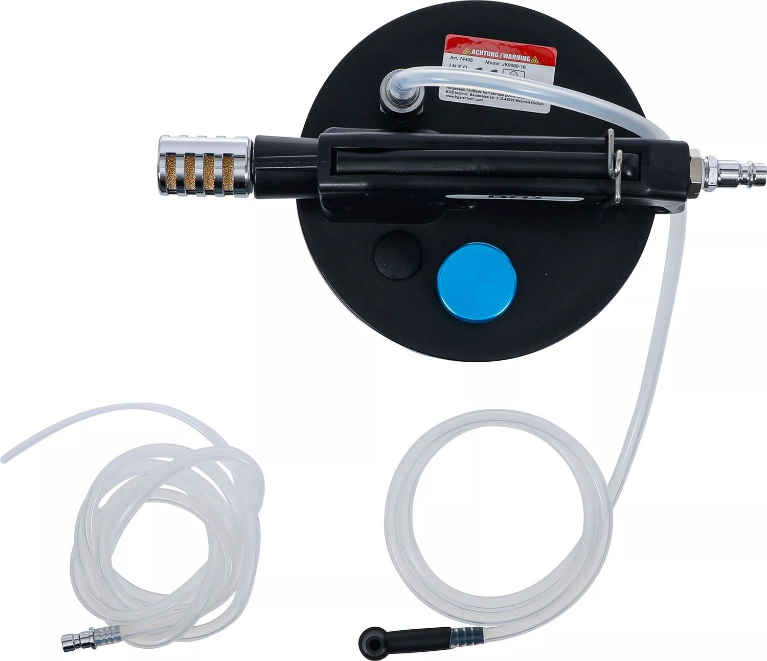 BGS 74408-1 Ersatzbehälter 2 Liter für Druckluft Bremsenentlüfter Artikel 74408