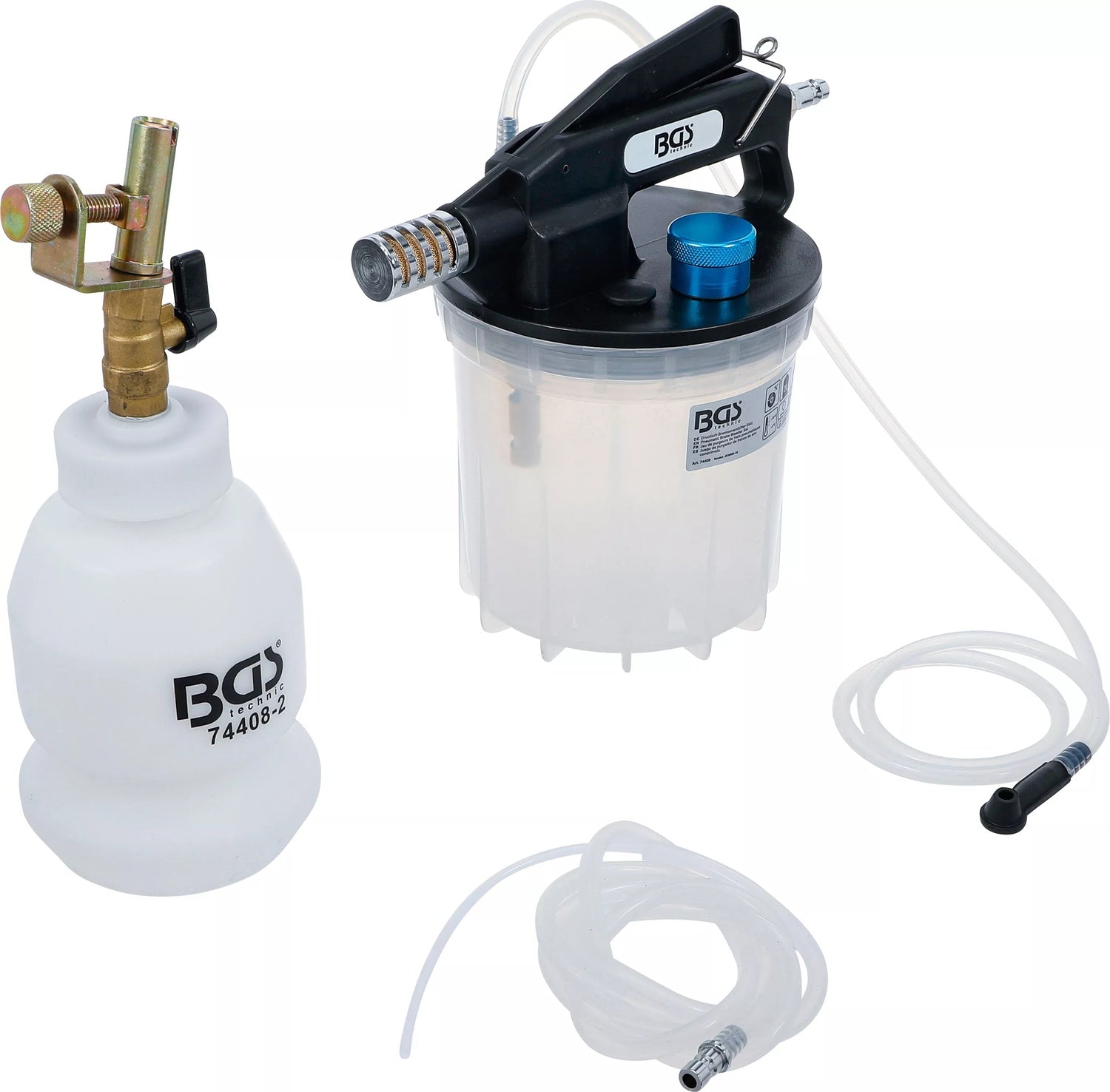 BGS 74408 Satz Druckluft Bremsenentlüfter 2 teilig