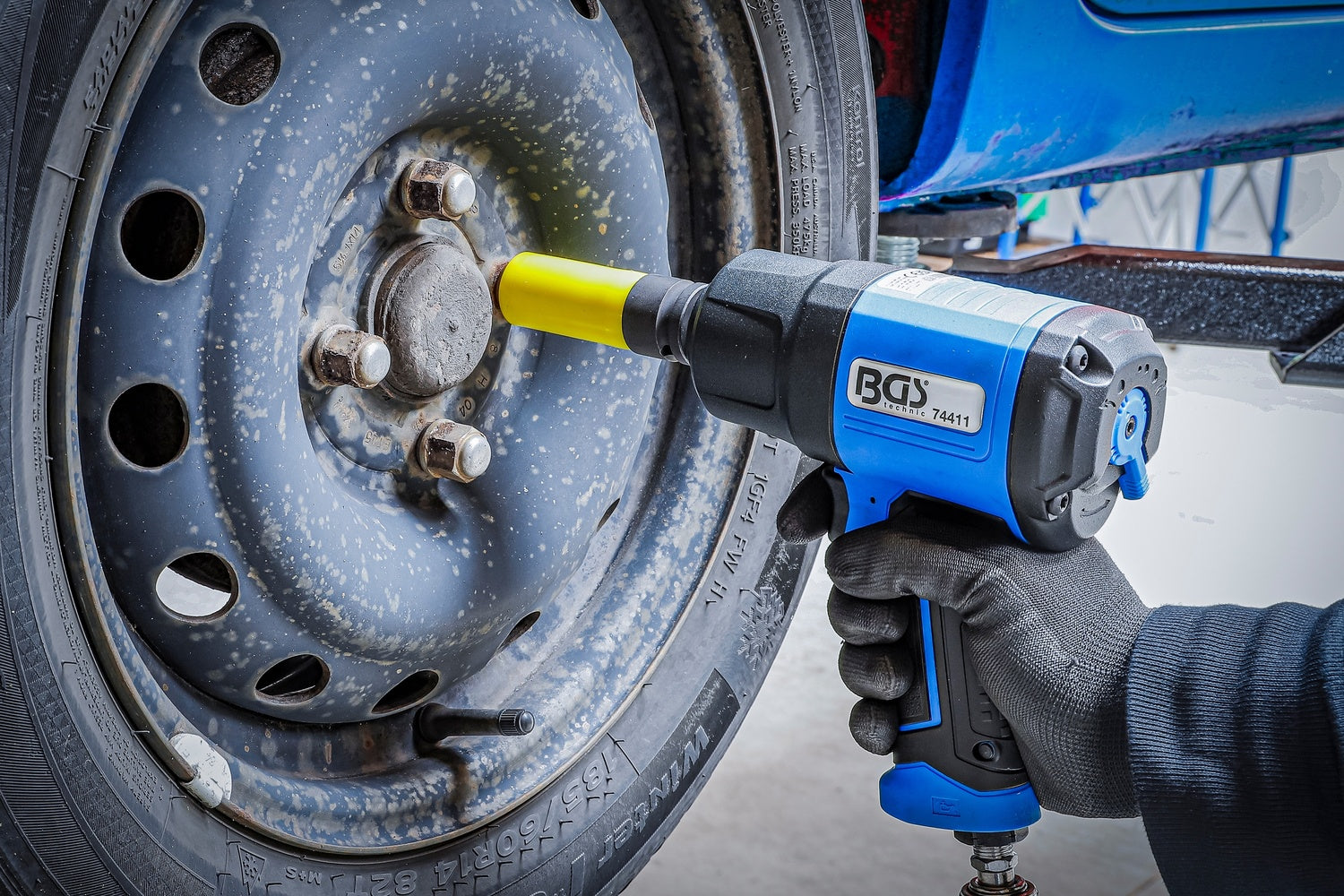 BGS 74411 Druckluft Schlagschrauber 12,5mm (1/2") 1650Nm