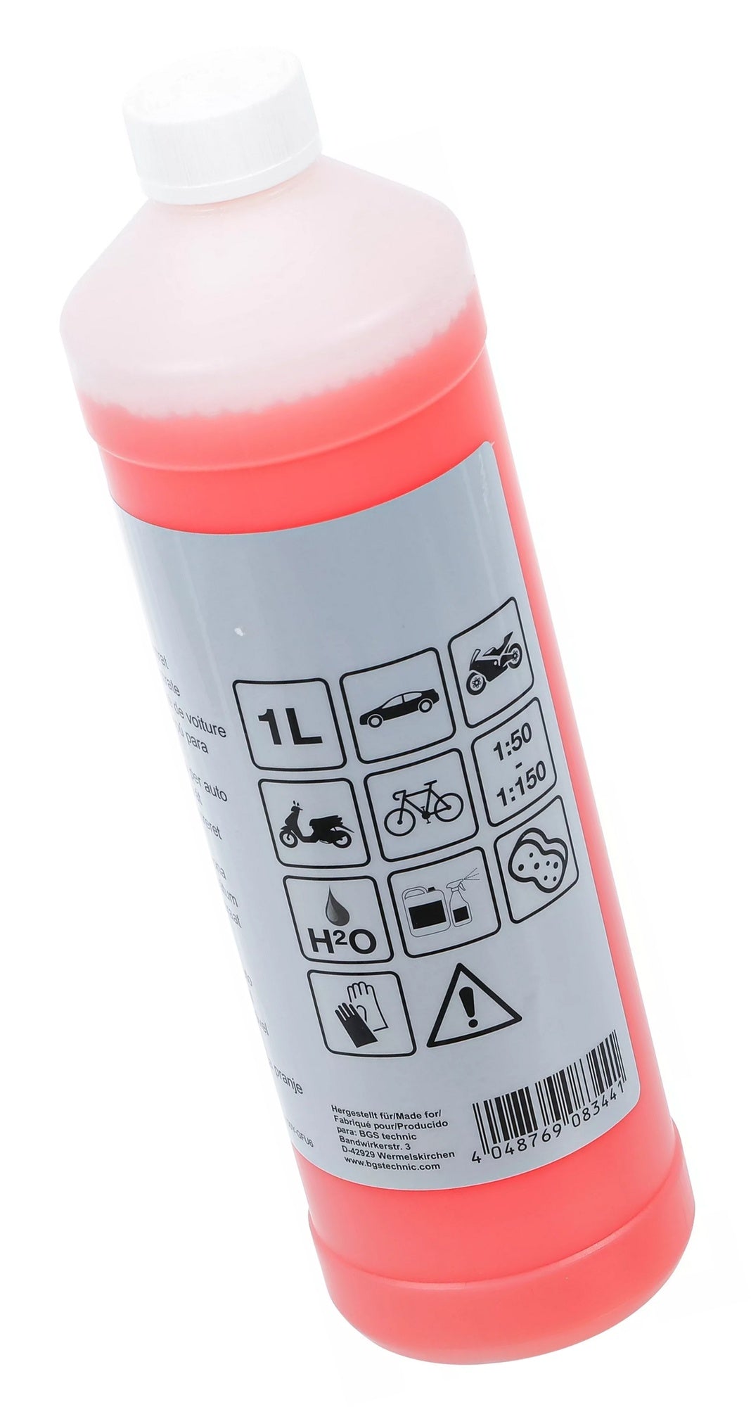 BGS 74415 Autoshampoo Konzentrat rot 1 Liter Frischeduft Kraftformel