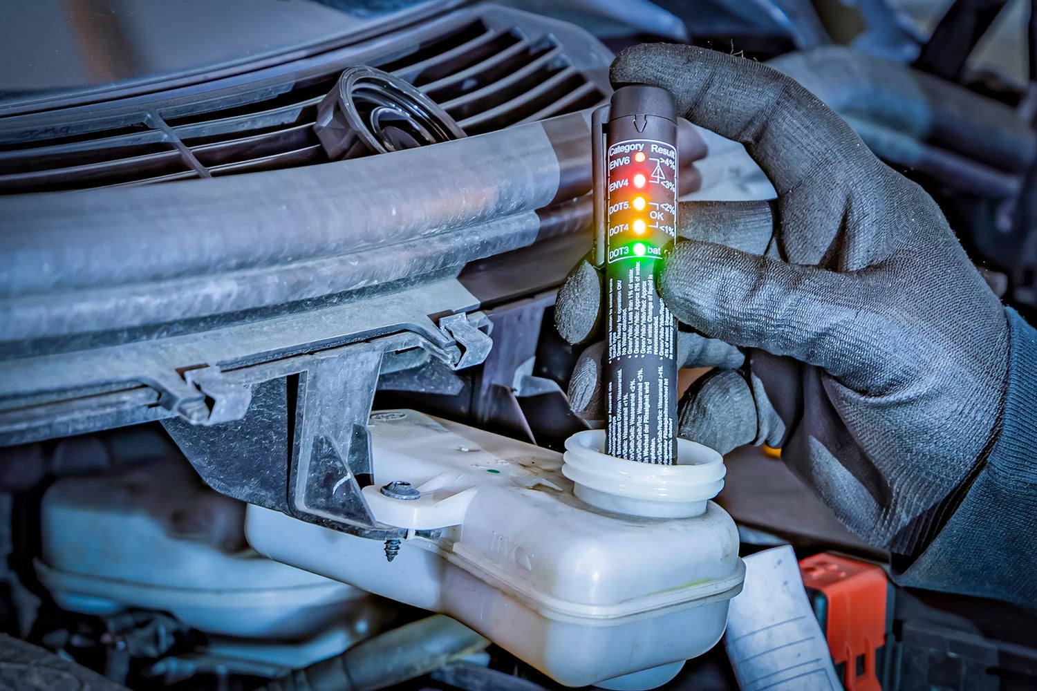 BGS 74420 Bremsflüssigkeitstester Bremsflüssigkeitsmessgerät DOT3 DOT4 DOT5.1 ENV4 ENV6