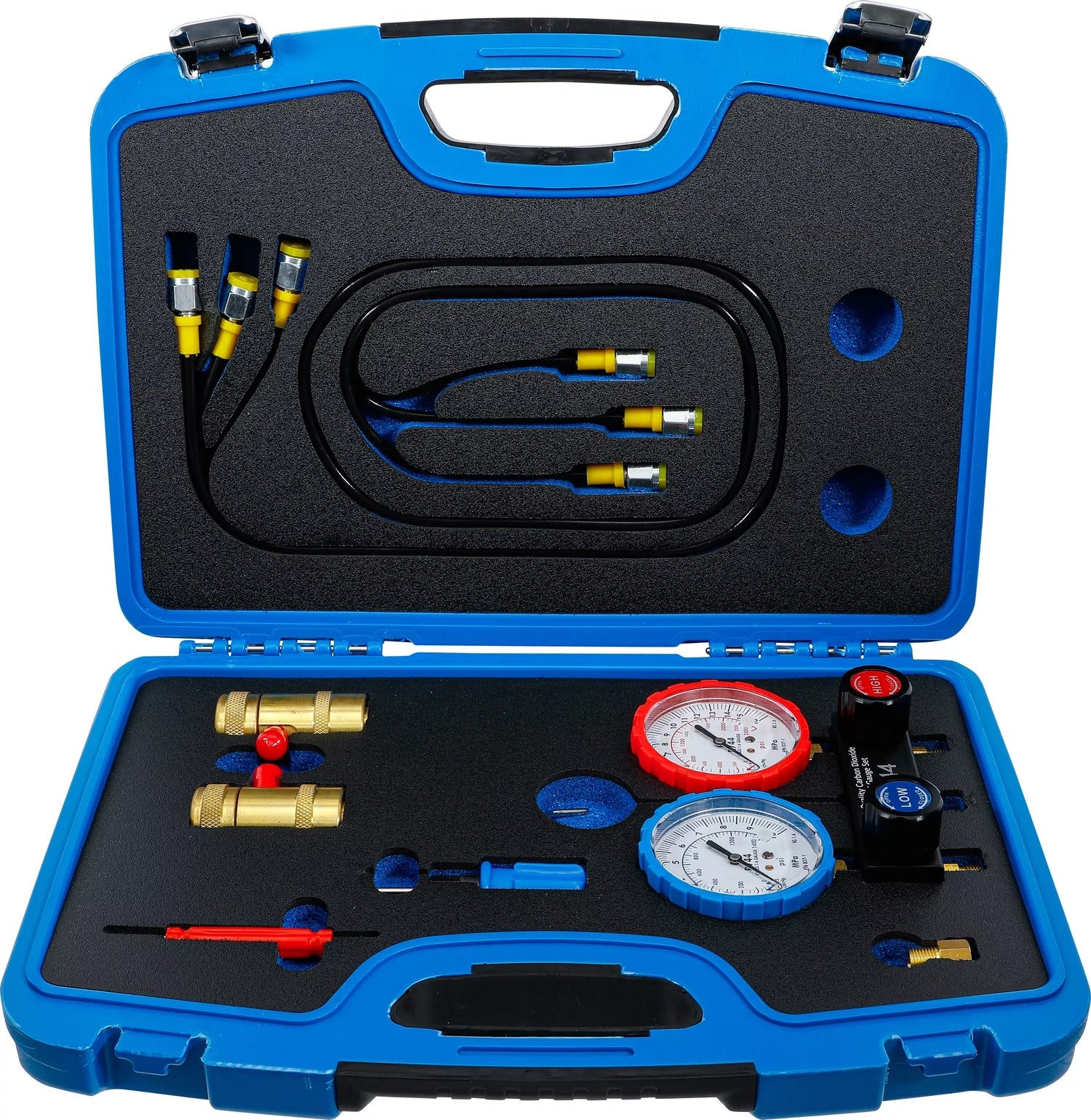 BGS 74435 Druckuhr Armatur für Klimaanlagenprüfung für Kältemittel R744