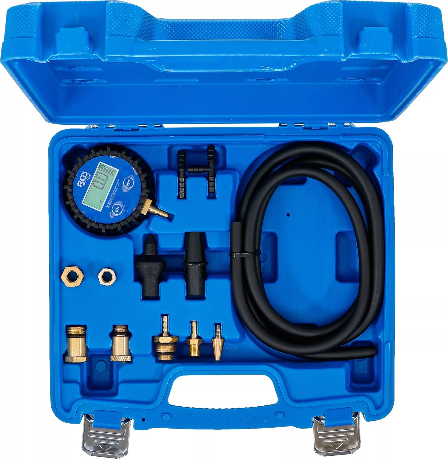 BGS 74436 Vakuumpumpe Benzinpumpe Tester digital mit Adaptersatz