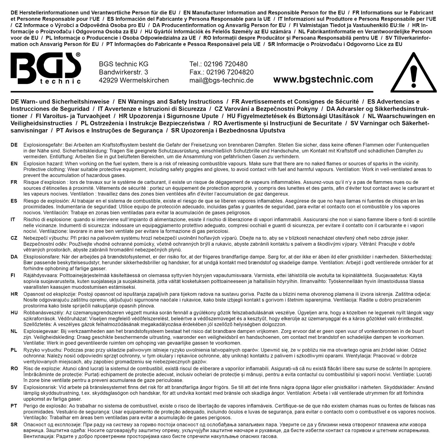 BGS 74438 Satz Reinigungswerkzeug für Vergaserdüsen 16 teilig Vergaser Reinigen