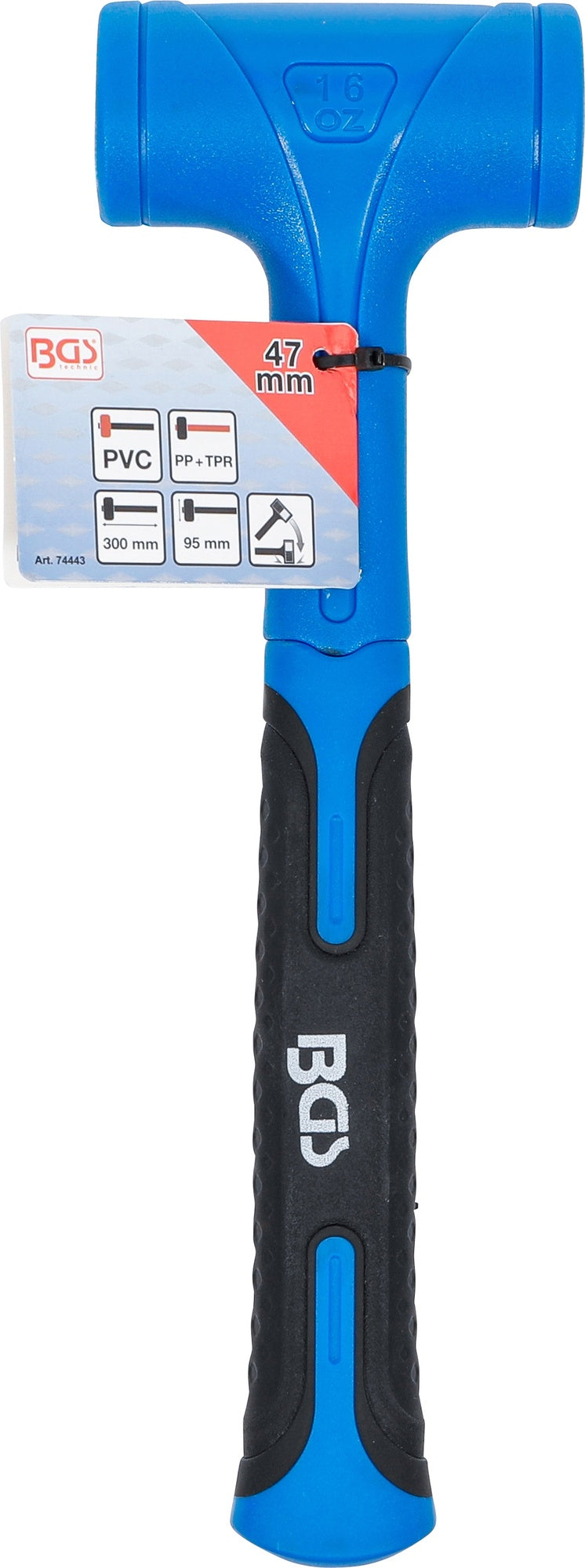 BGS 74443 Schonhammer rückschlagfrei Ø47mm 450g